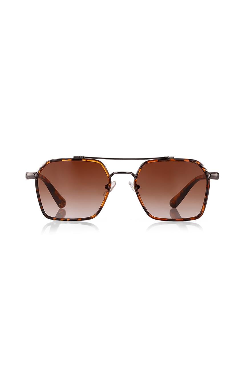Benedict Leopard Brown Güneş Gözlüğü