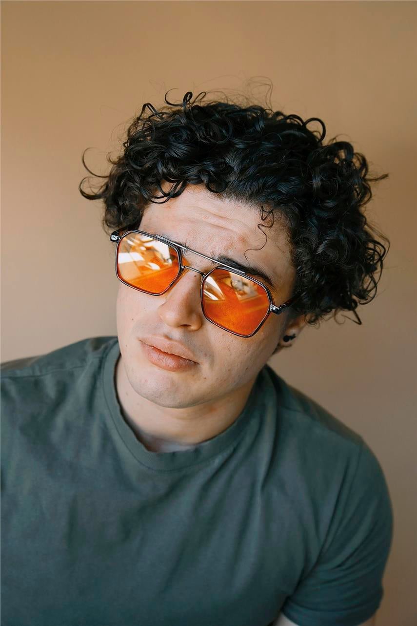Benedict Leopard Orange Erkek Güneş Gözlüğü