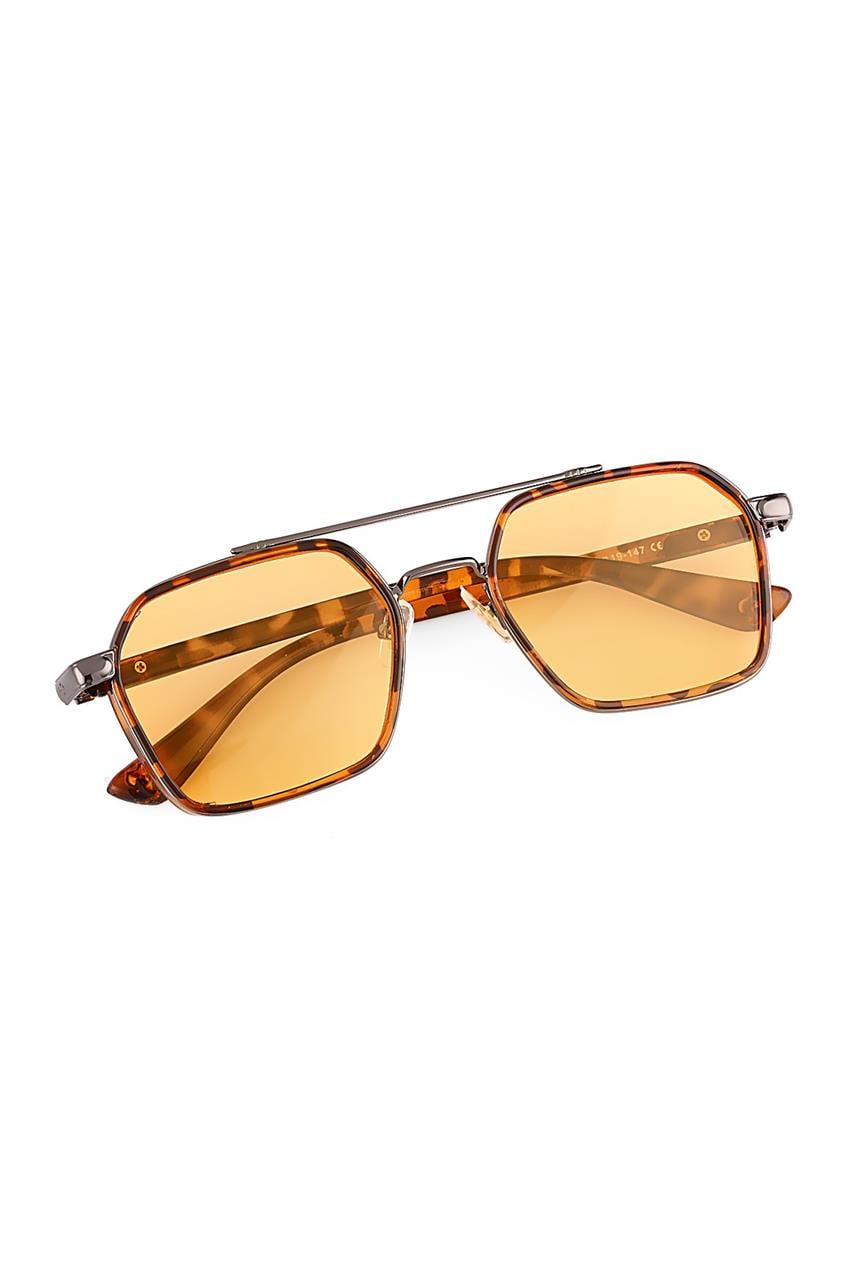 Benedict Leopard Orange Erkek Güneş Gözlüğü