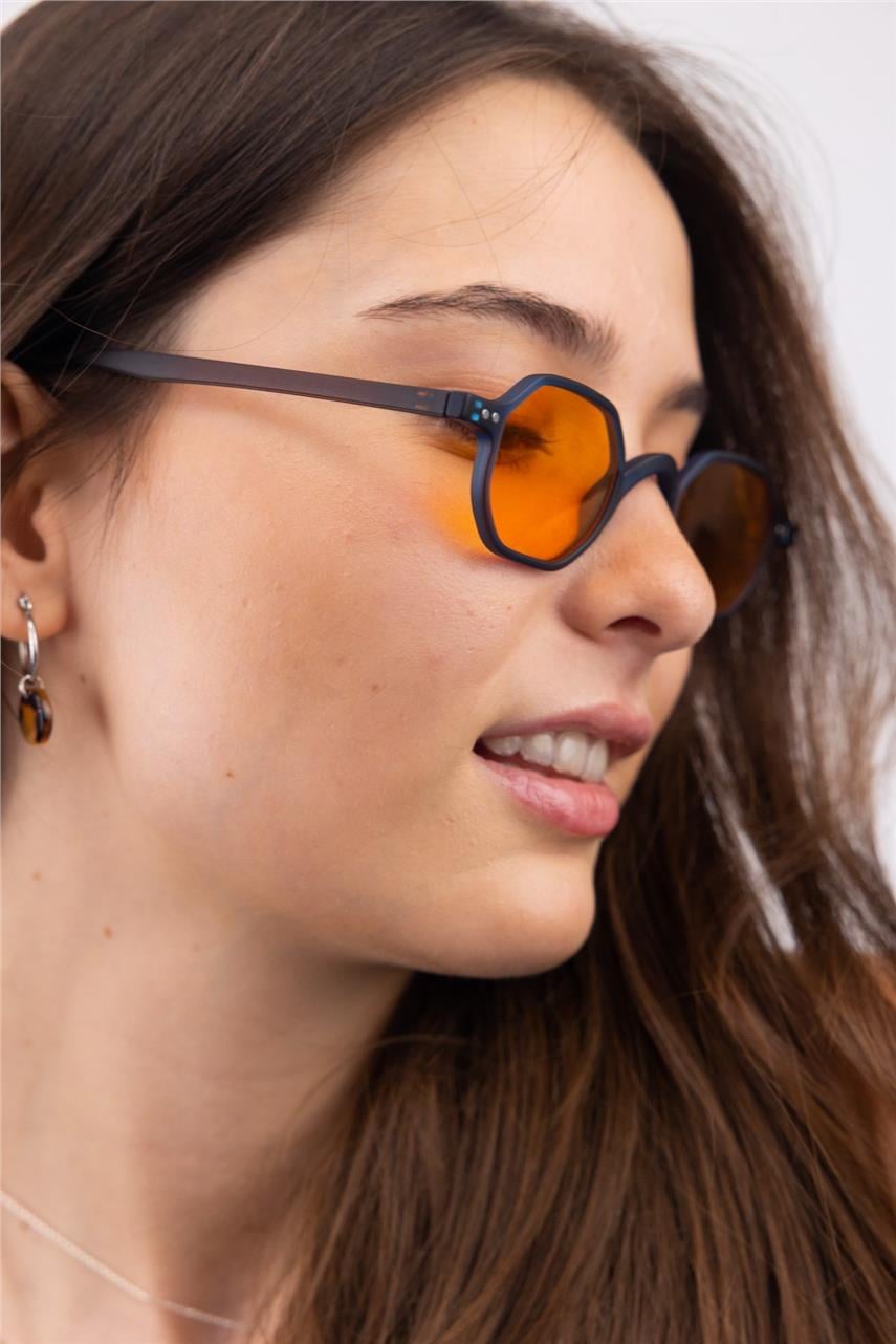 Berlin Navy Orange Güneş Gözlüğü
