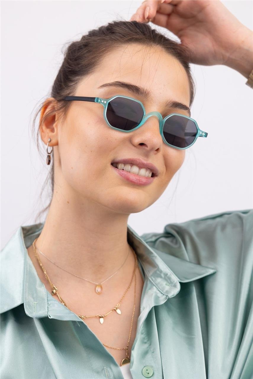 Berlin Turquoise Black Güneş Gözlüğü