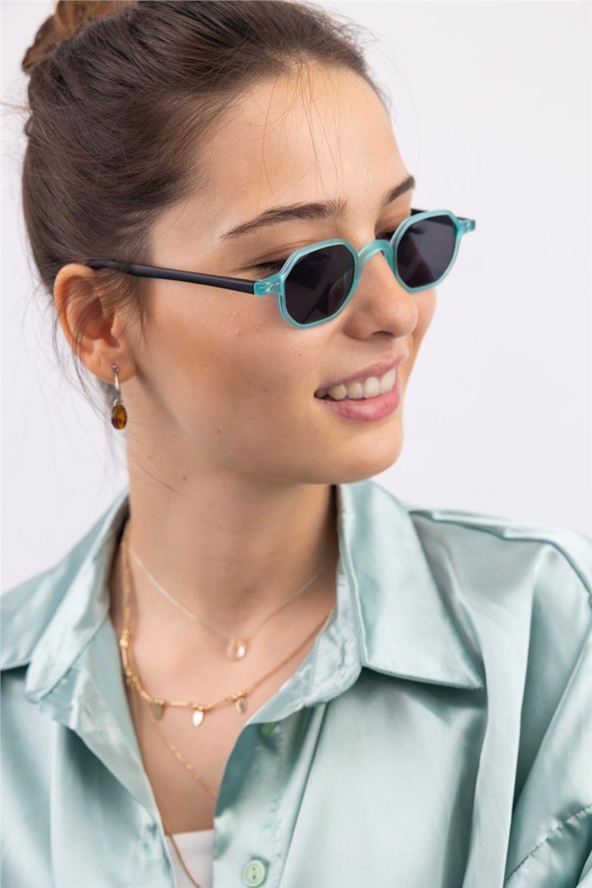 Berlin Turquoise Black Güneş Gözlüğü
