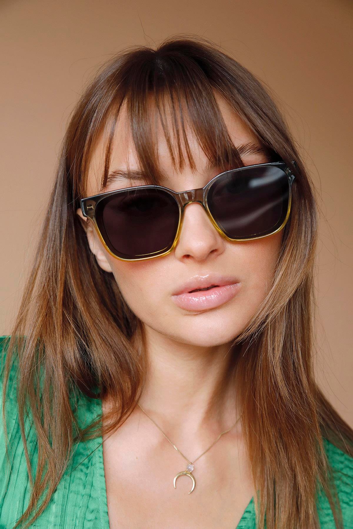 Brigette Grey Green Black Güneş Gözlüğü