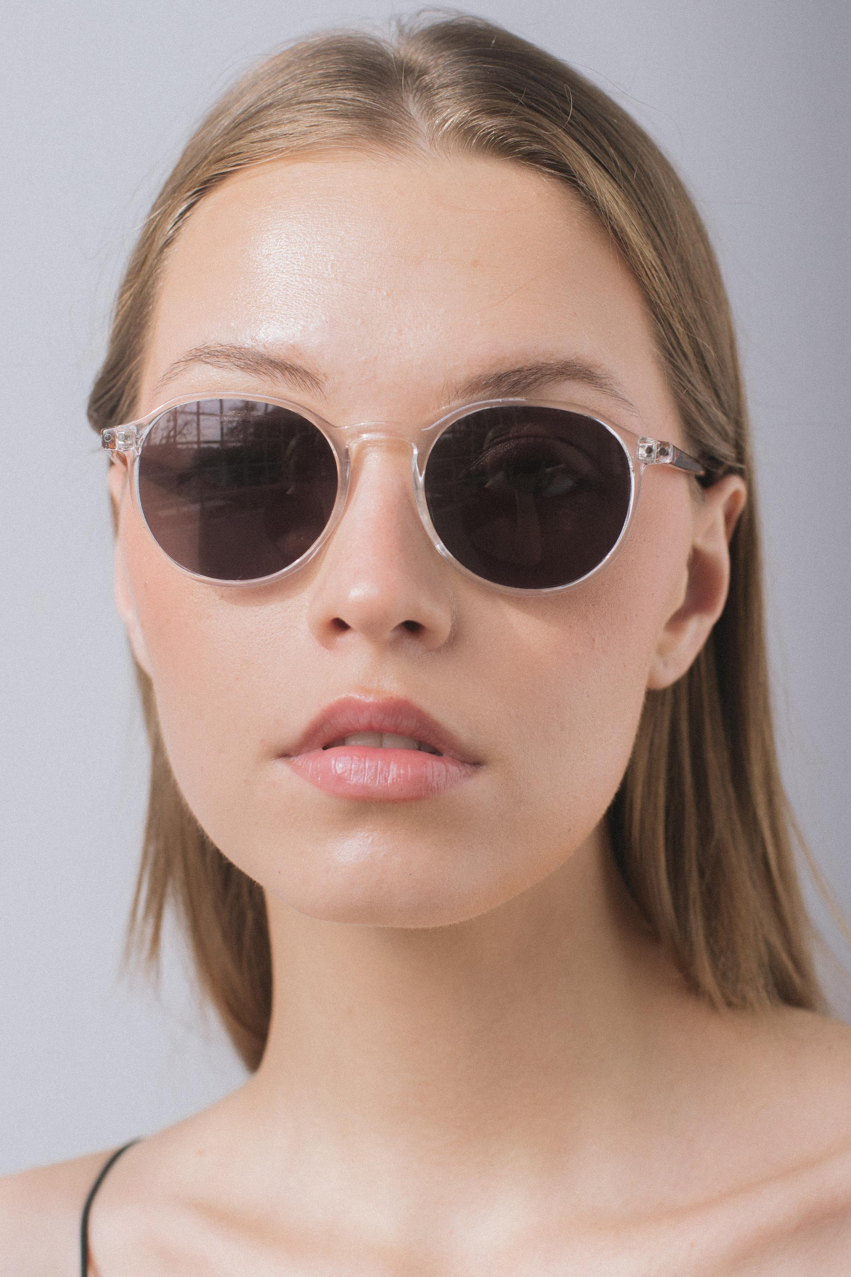 Cafune Clear Leopard Green Güneş Gözlüğü
