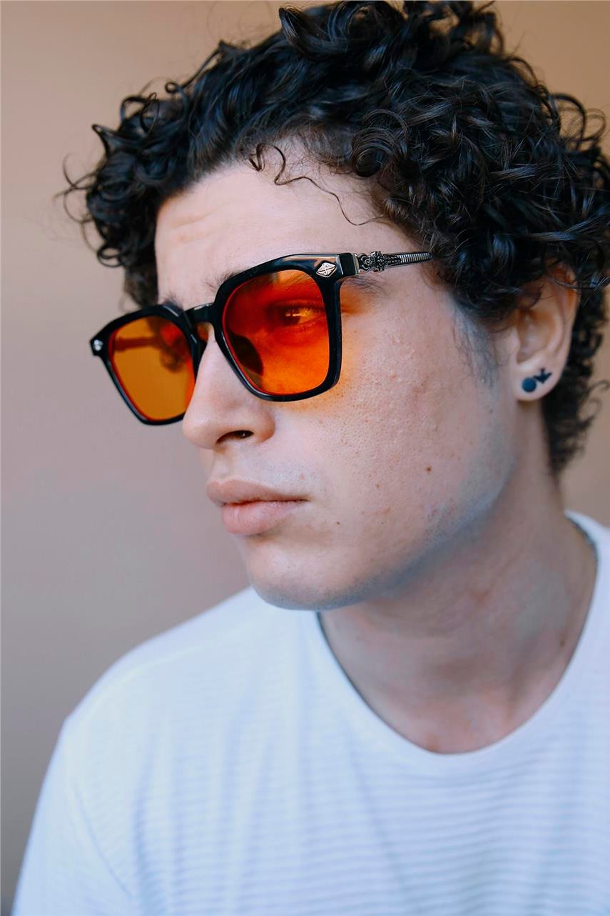 Cambria Black Orange Erkek Güneş Gözlüğü