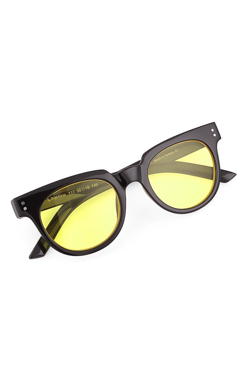 Campbell Black Yellow Erkek Güneş Gözlüğü