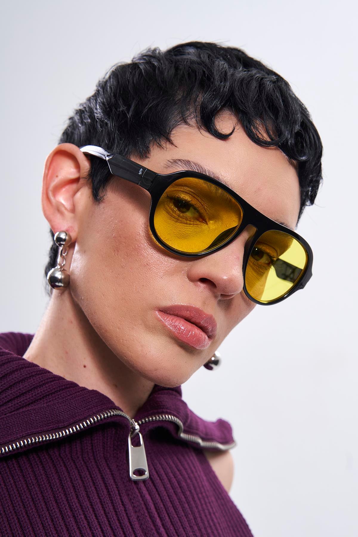 Çardak Black Yellow Güneş Gözlüğü