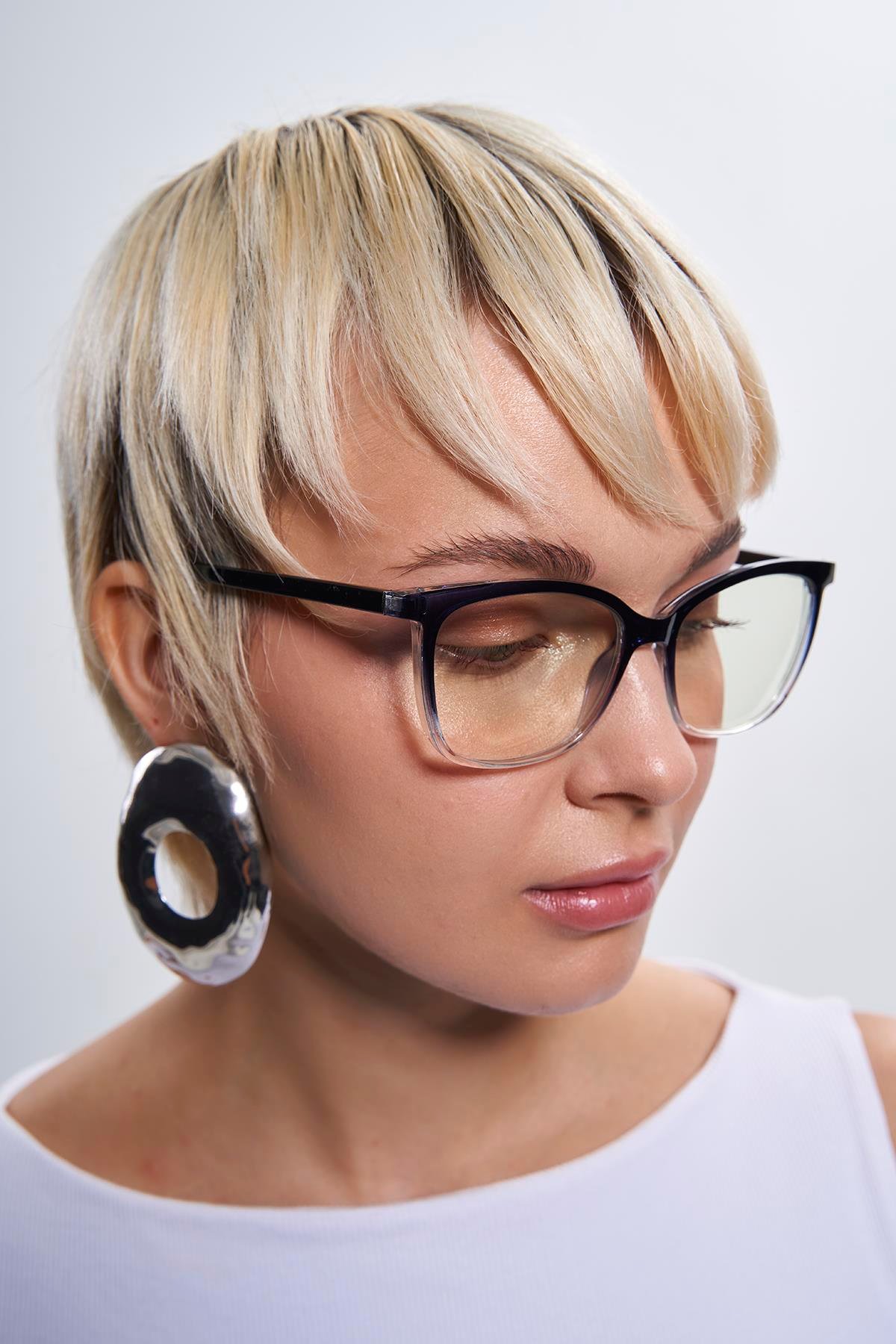 Carolyn Black Degrade Mavi Işık Koruyucu Gözlük