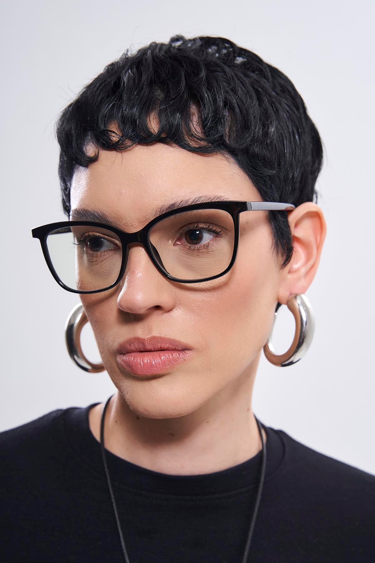 Carolyn Black Mavi Işık Koruyucu Gözlük