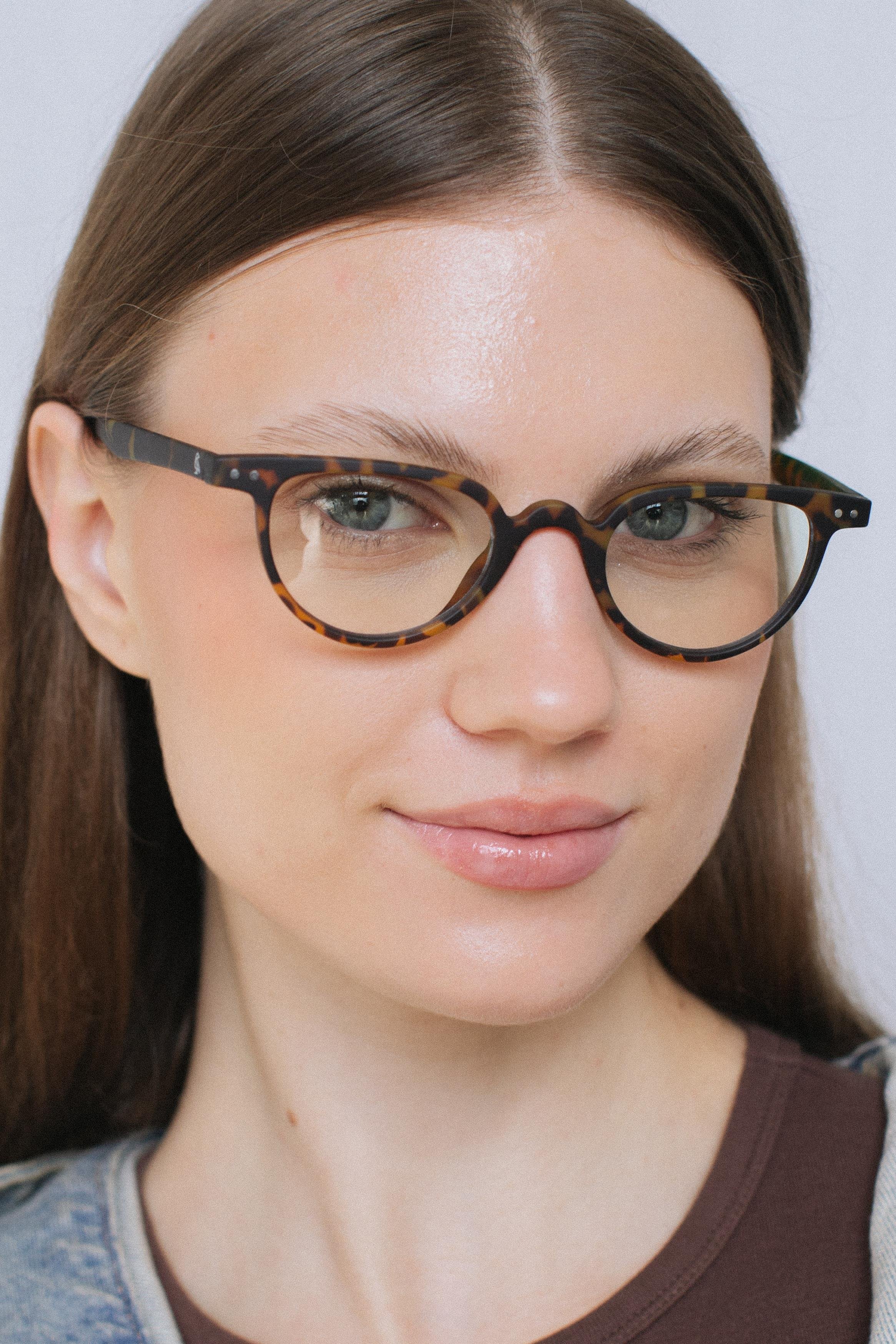 Ceyda Matt Magic Leopard Mavi Işık Koruyucu Gözlük