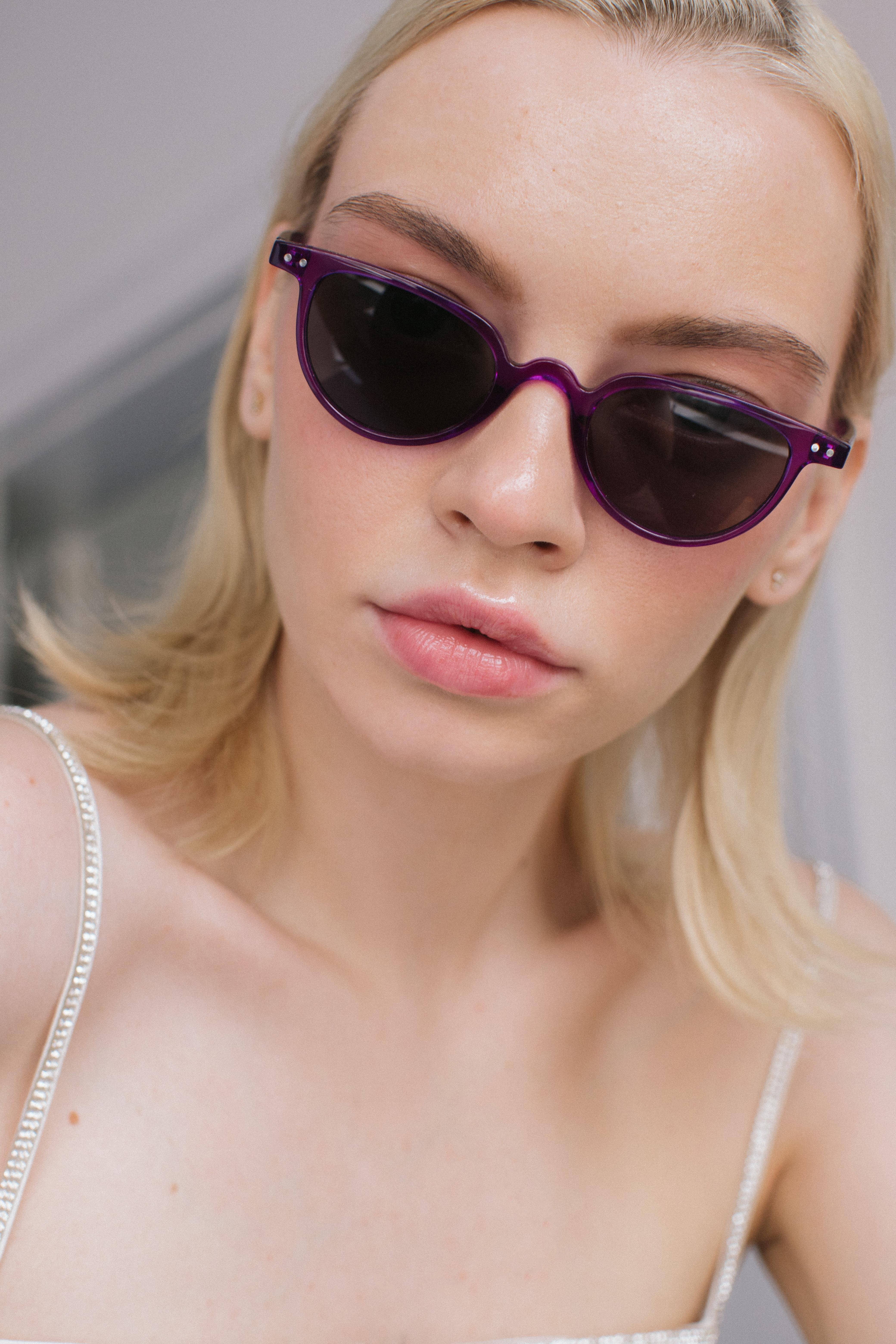 Ceyda Purple Black Güneş Gözlüğü