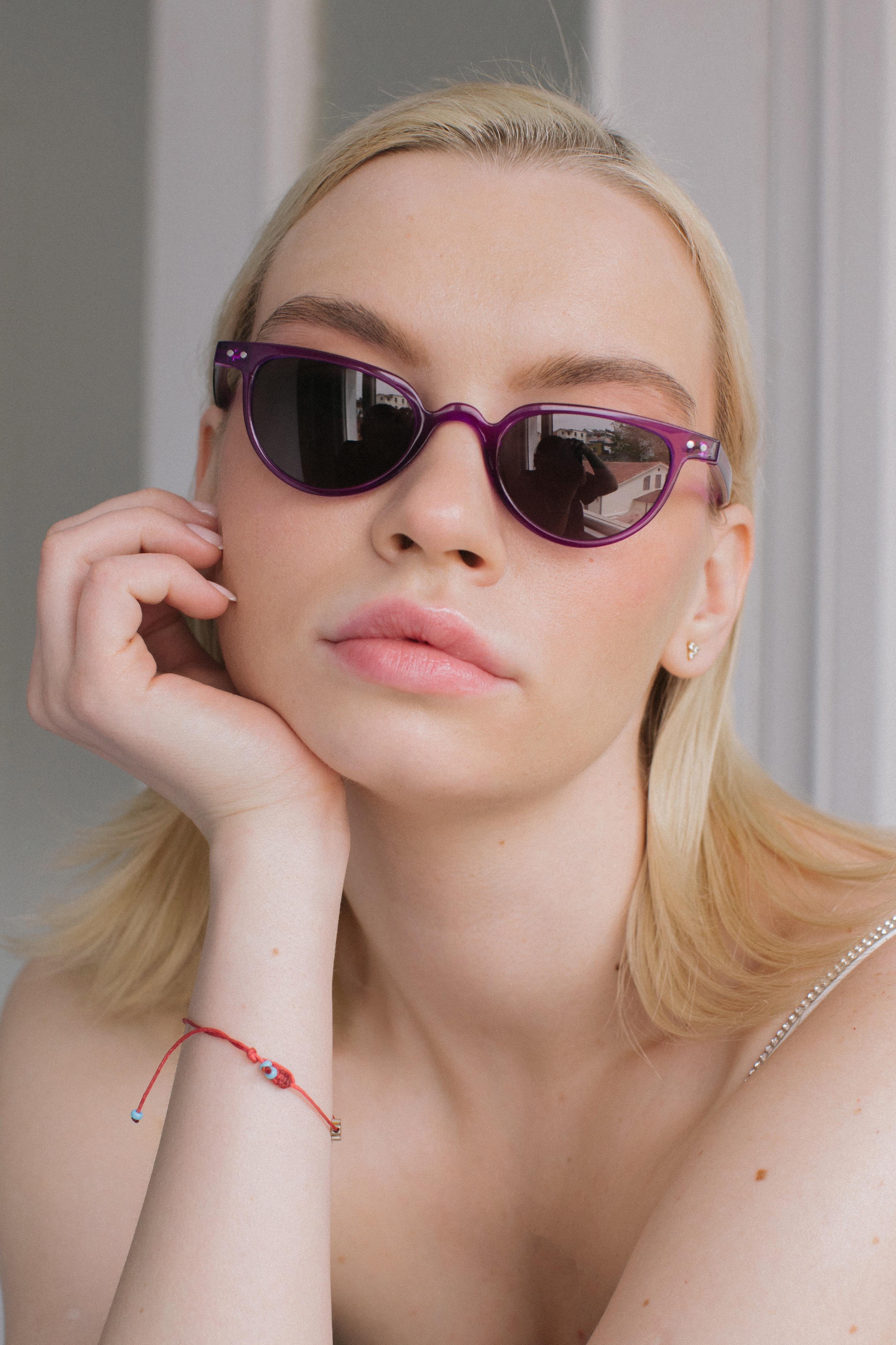 Ceyda Purple Black Güneş Gözlüğü