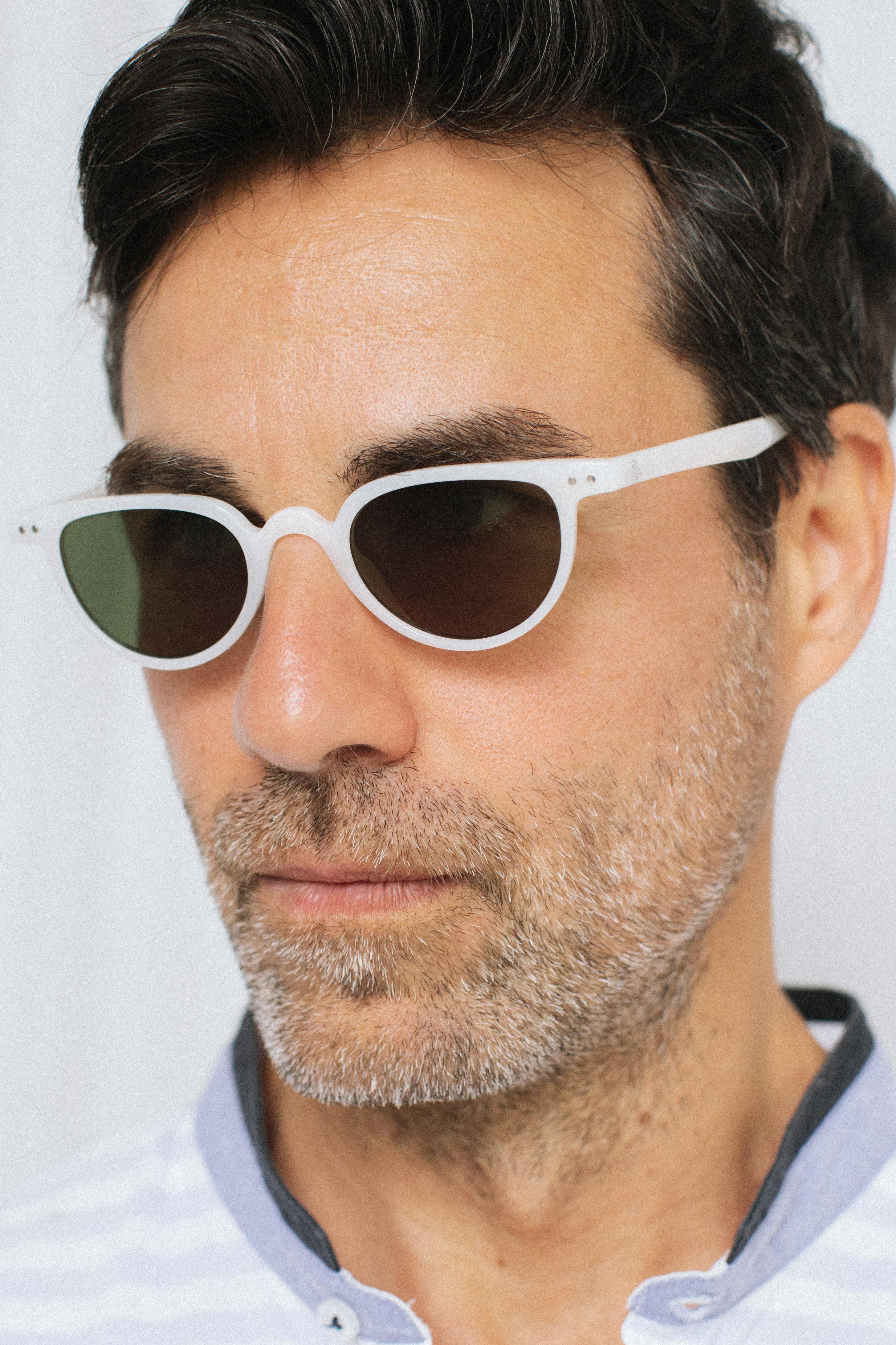 Ceyda White Green Erkek Güneş Gözlüğü