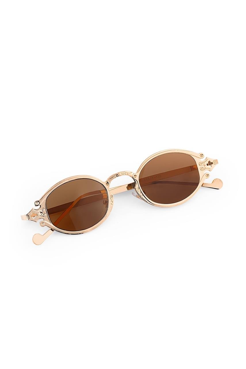 Charlotte Gold Brown Güneş Gözlüğü