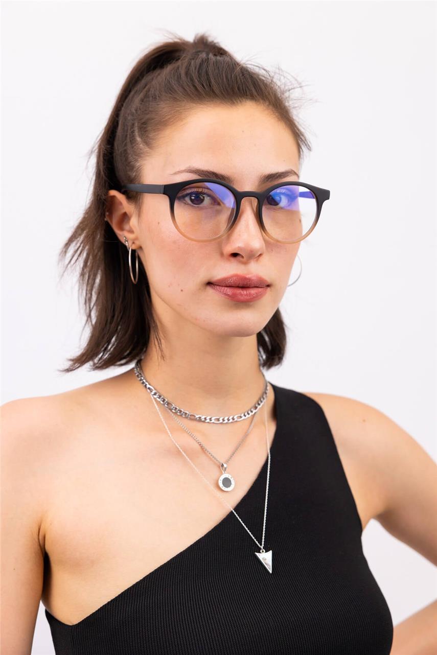 Cherry Nude Black Mavi Işık Koruyucu Gözlük