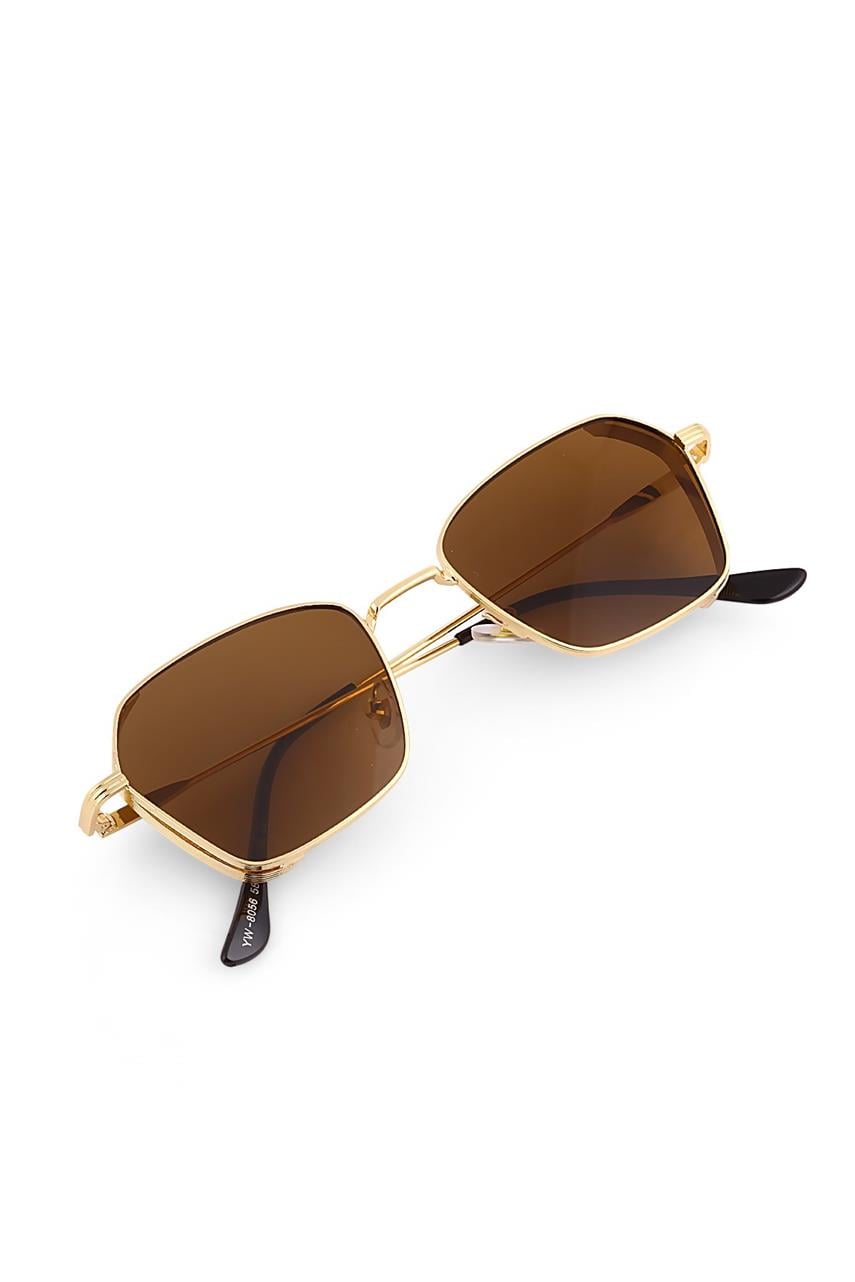 Classy Gold Brown Güneş Gözlüğü