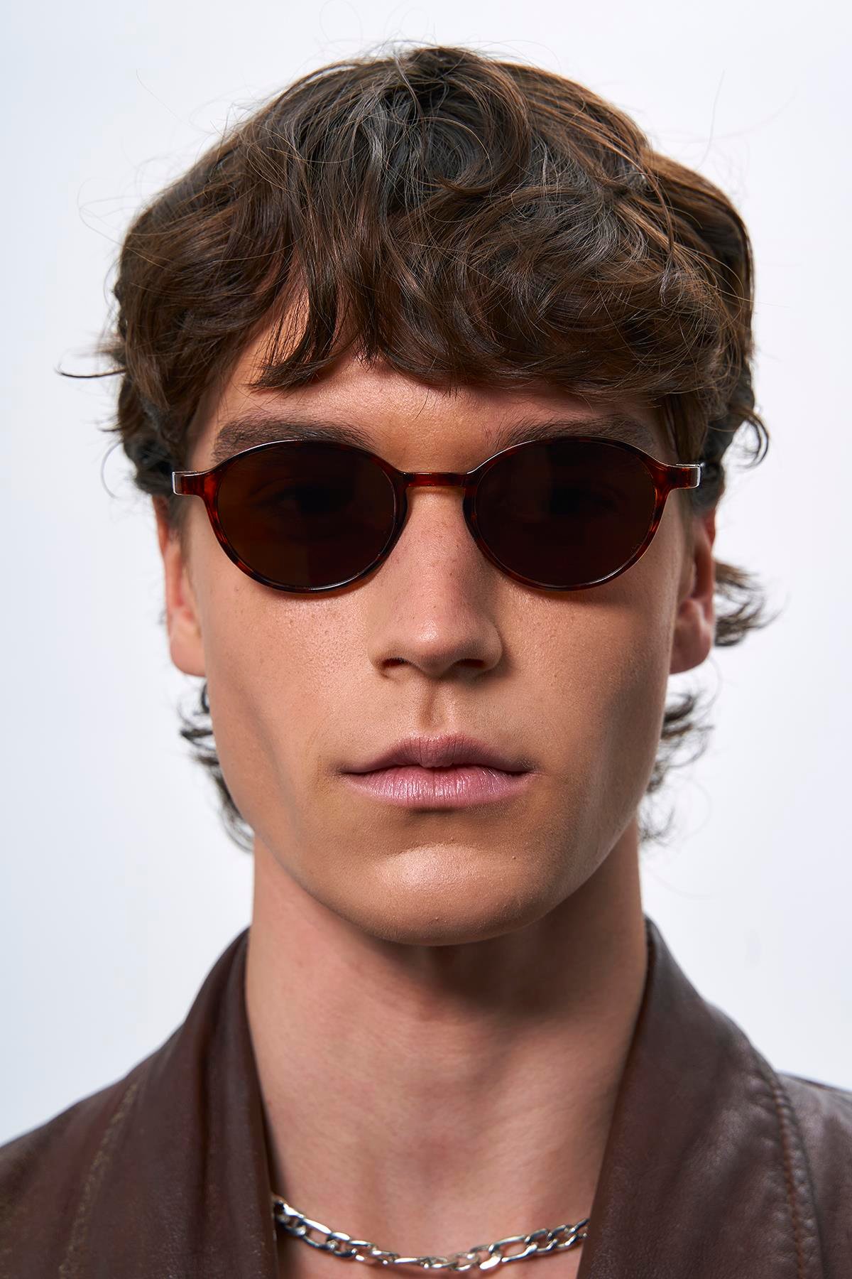 Cunda Leopard Brown Erkek Güneş Gözlüğü