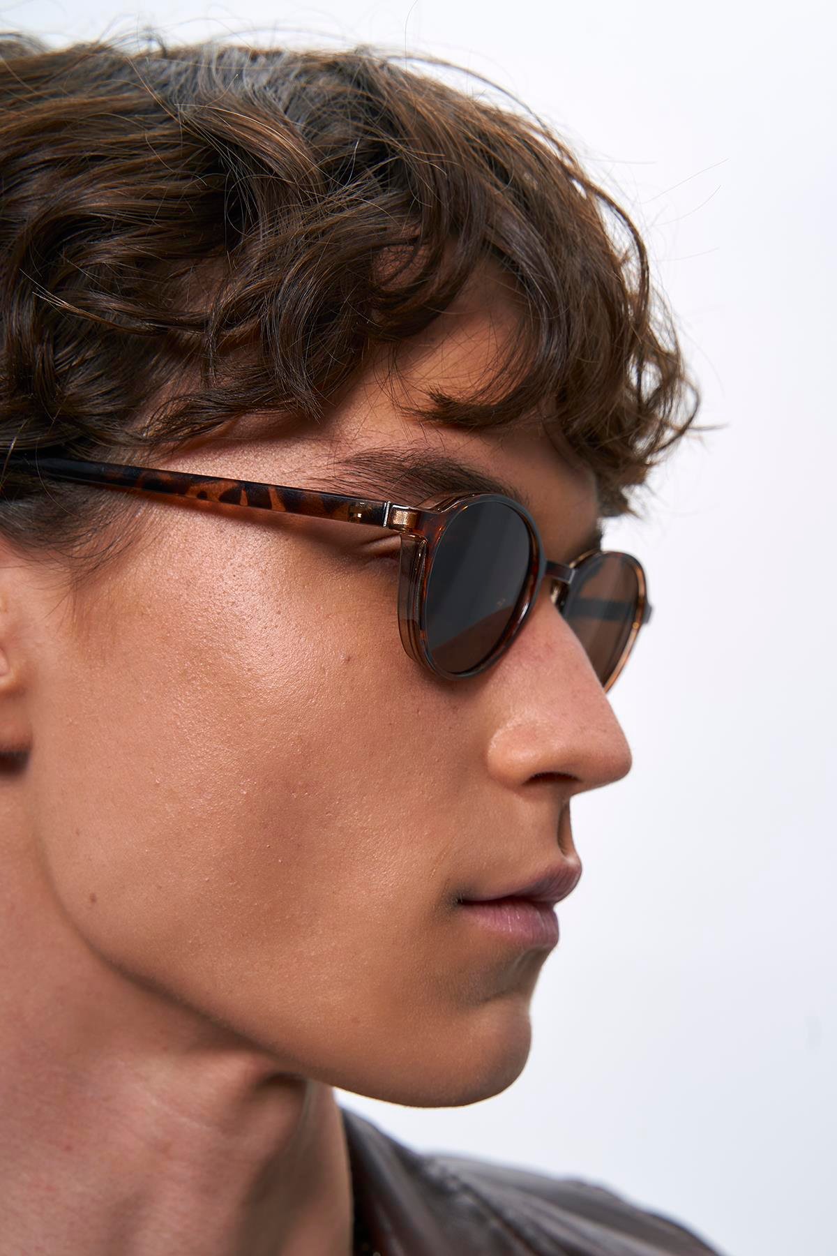 Cunda Leopard Brown Erkek Güneş Gözlüğü