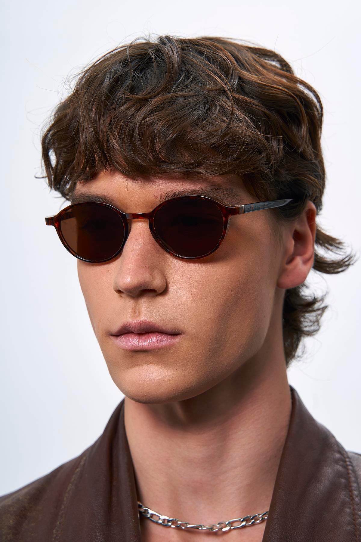 Cunda Leopard Brown Erkek Güneş Gözlüğü