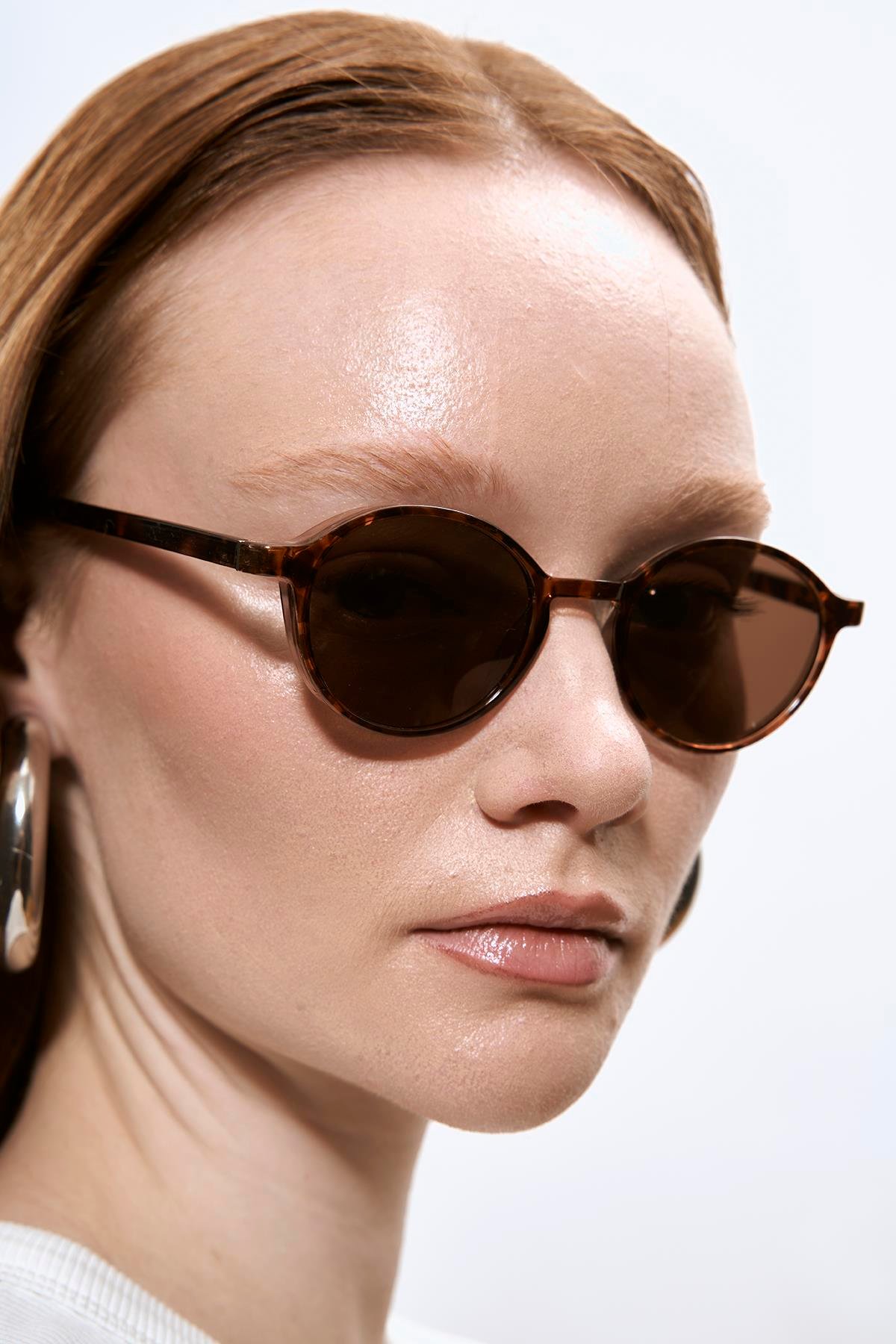 Cunda Leopard Brown Güneş Gözlüğü