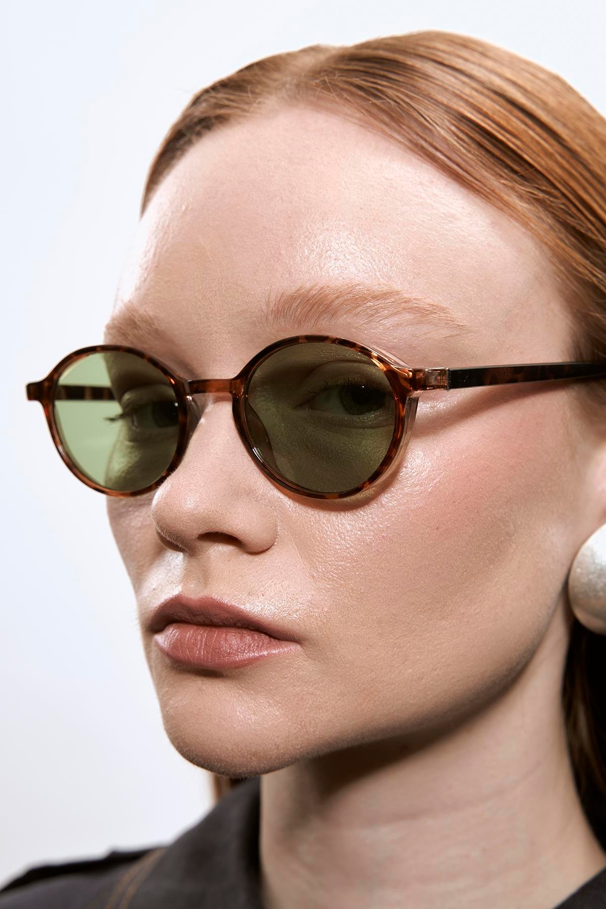 Cunda Leopard Green Güneş Gözlüğü