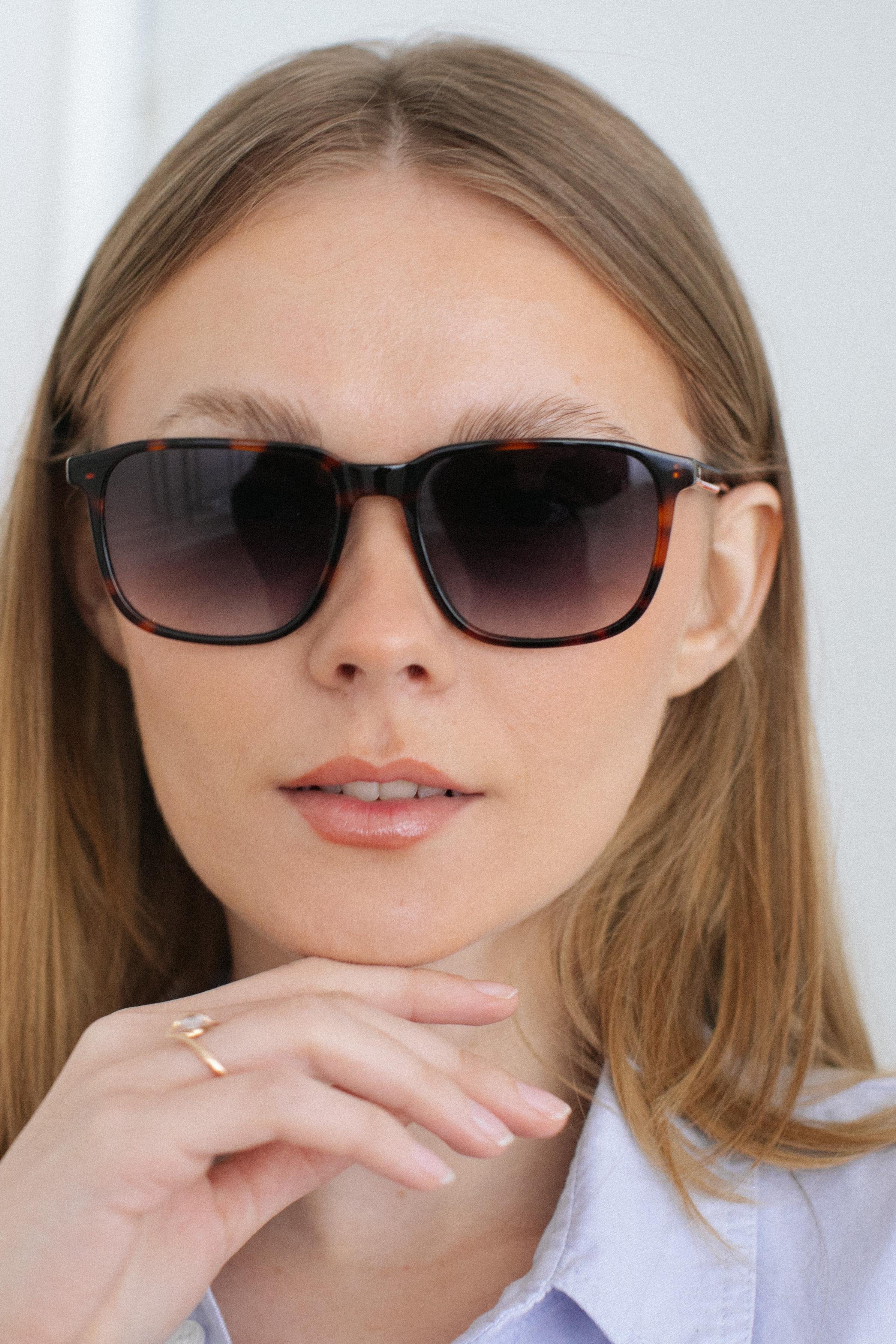 Dagmar Leopard Black Degrade Güneş Gözlüğü