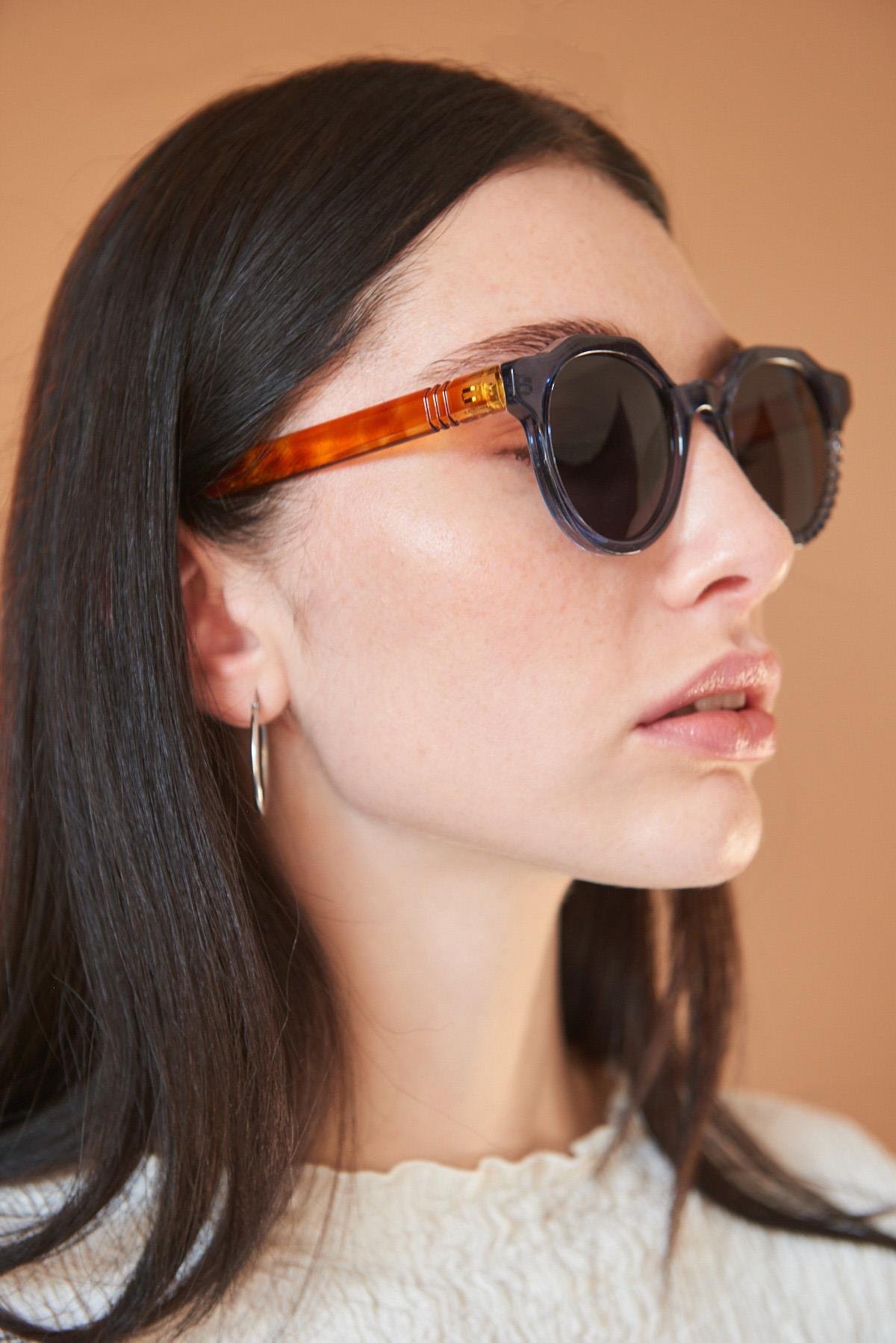 Daisy Navy Orange Black Güneş Gözlüğü