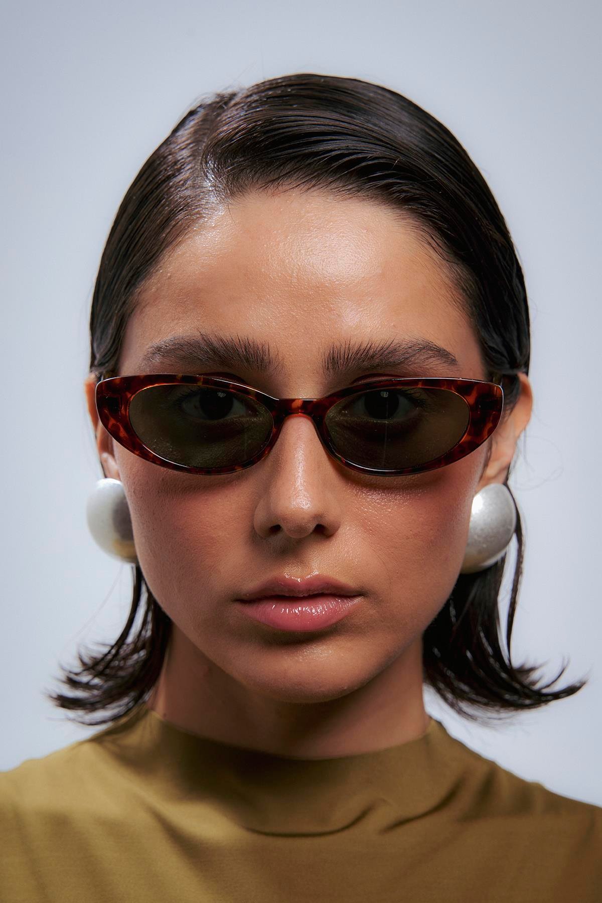 Daniel Leopard Green Güneş Gözlüğü