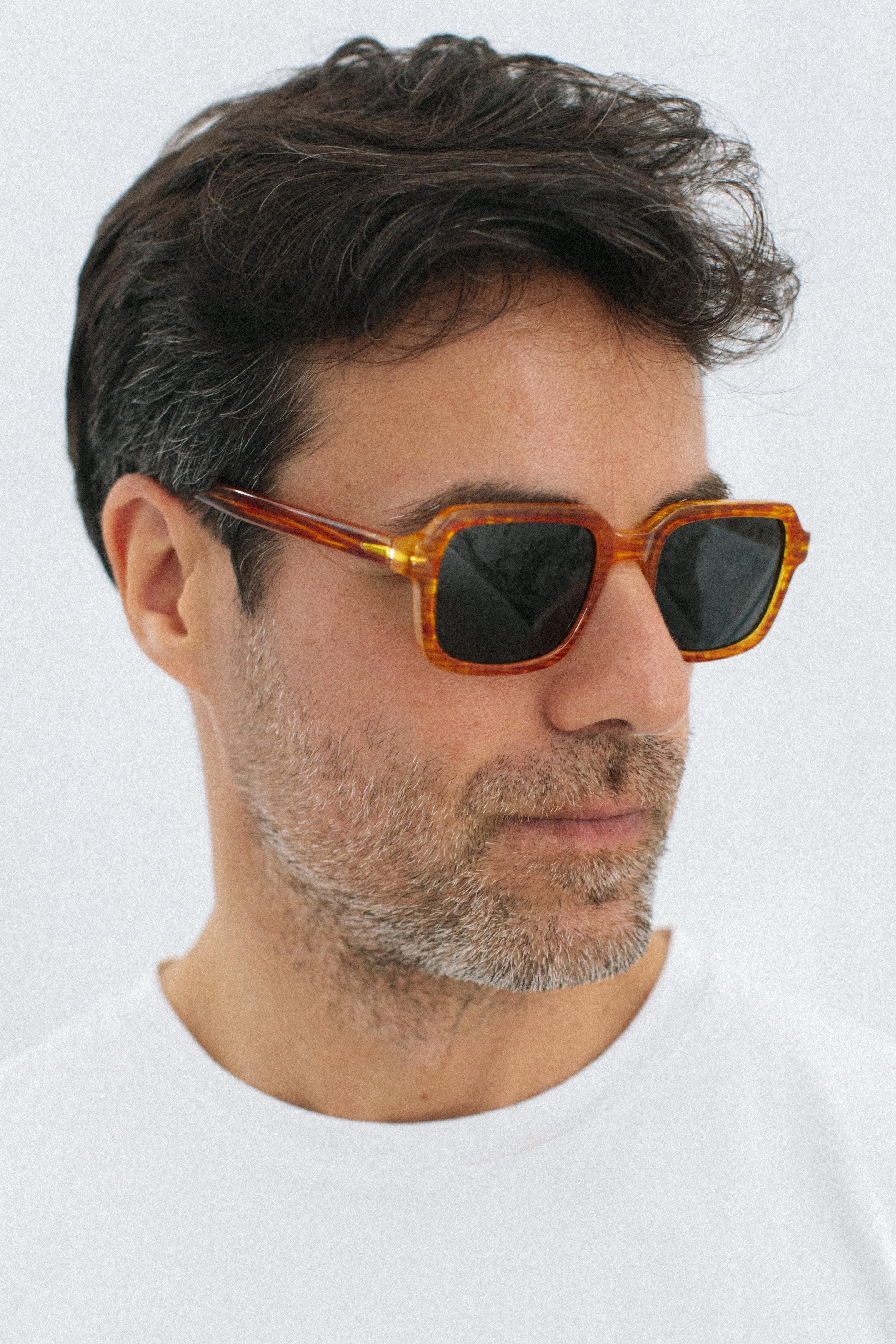 Darien Orange Black Erkek Güneş Gözlüğü