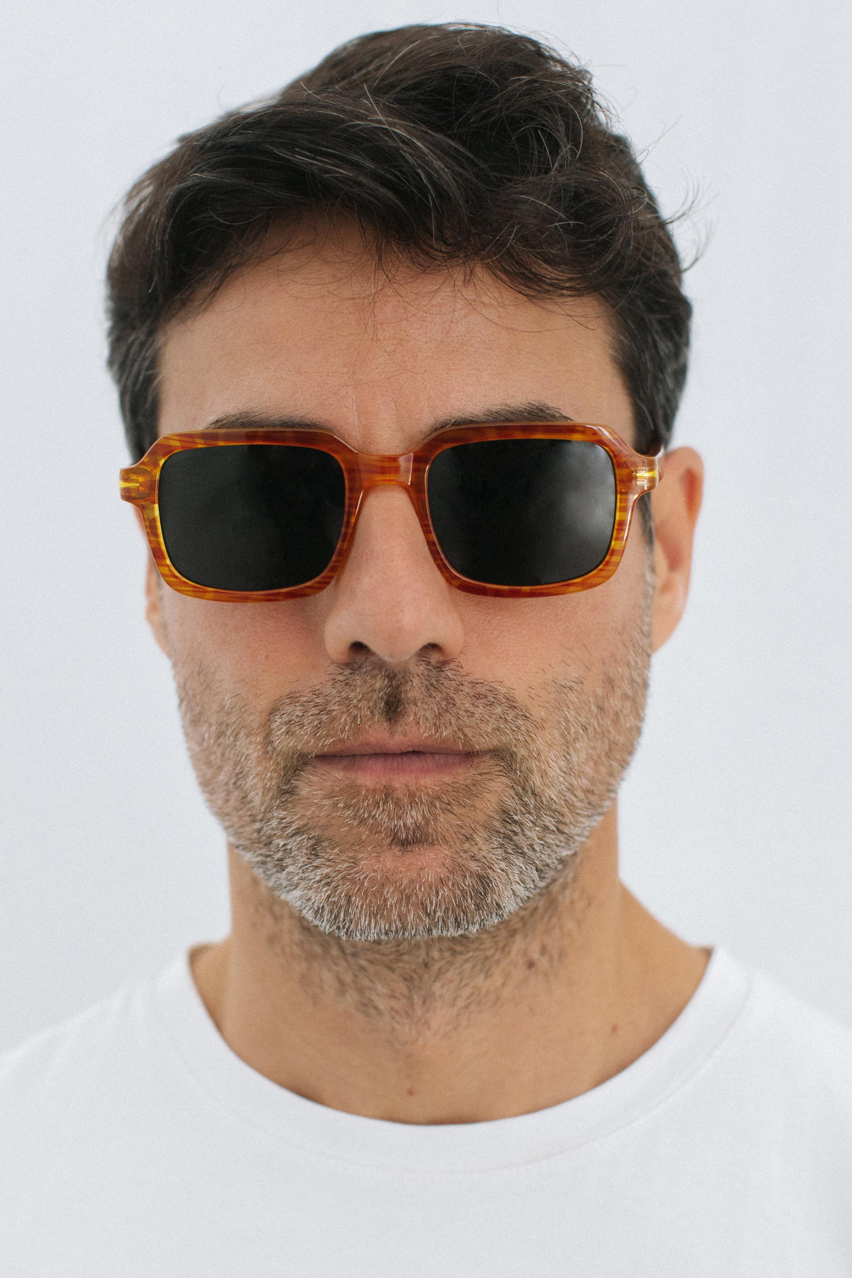 Darien Orange Black Erkek Güneş Gözlüğü