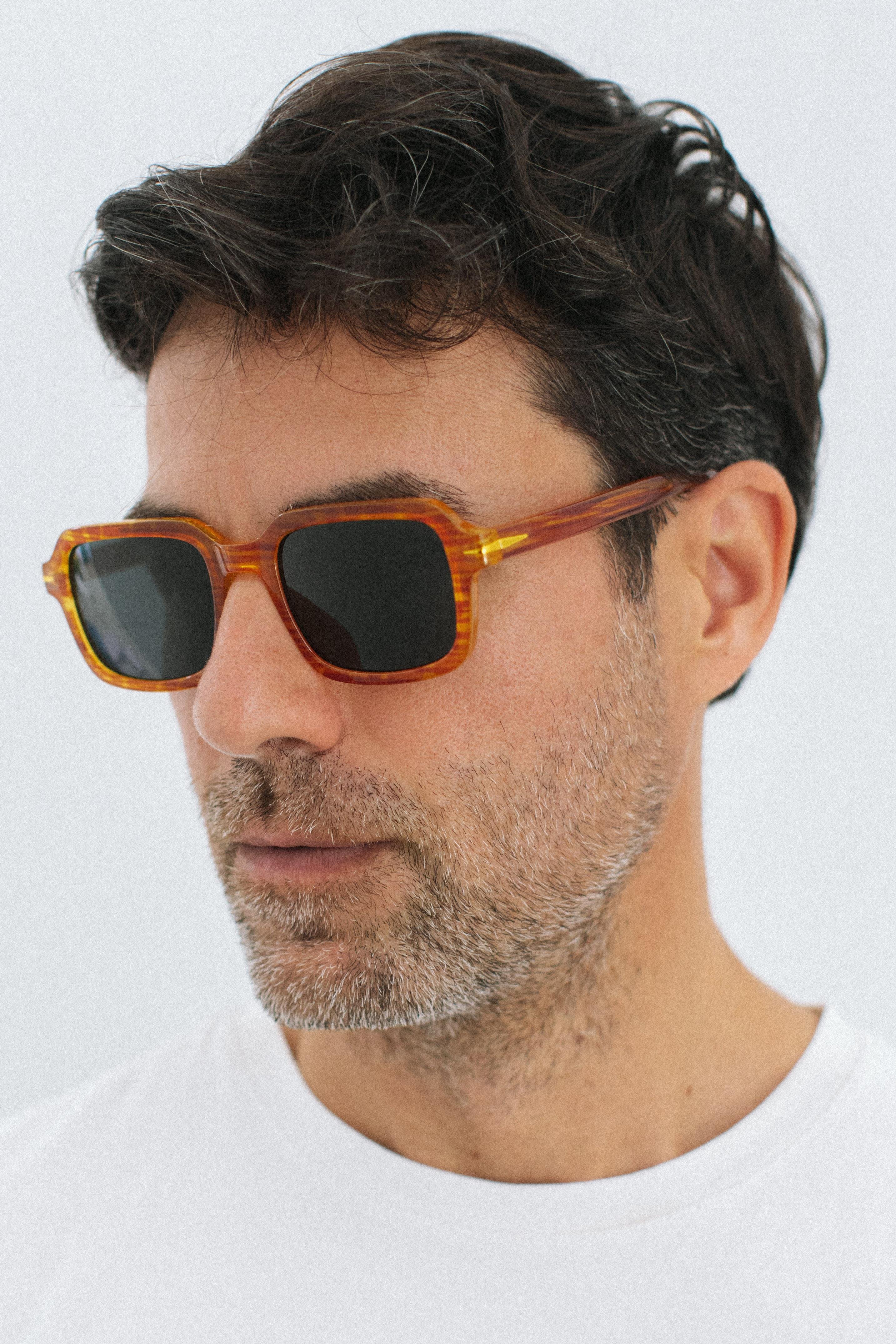 Darien Orange Black Erkek Güneş Gözlüğü