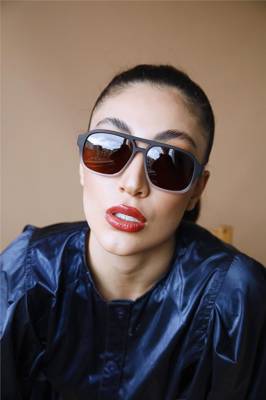 Debbie Matt Black Clear Brown Güneş Gözlüğü