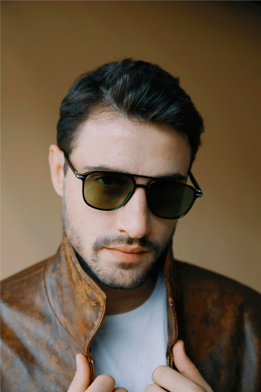 Dilhiara Black Green Erkek Güneş Gözlüğü
