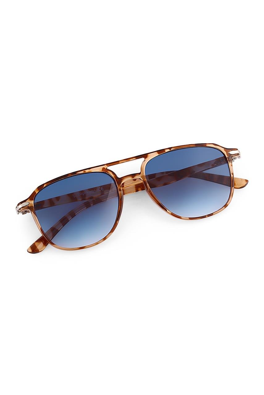 Dilhiara Leopard Blue Erkek Güneş Gözlüğü