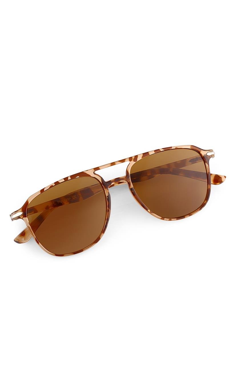 Dilhiara Leopard Brown Erkek Güneş Gözlüğü