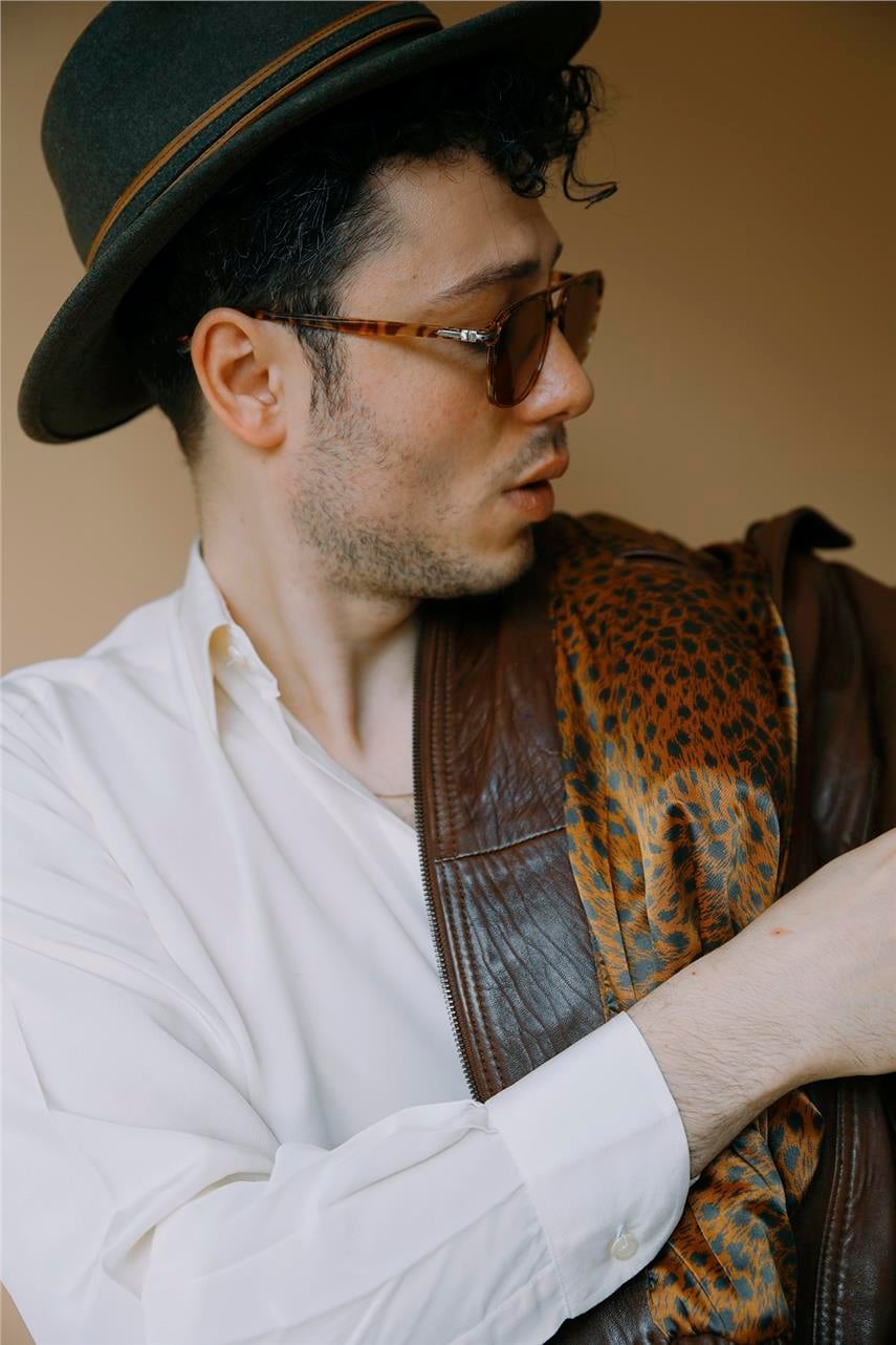 Dilhiara Leopard Brown Erkek Güneş Gözlüğü