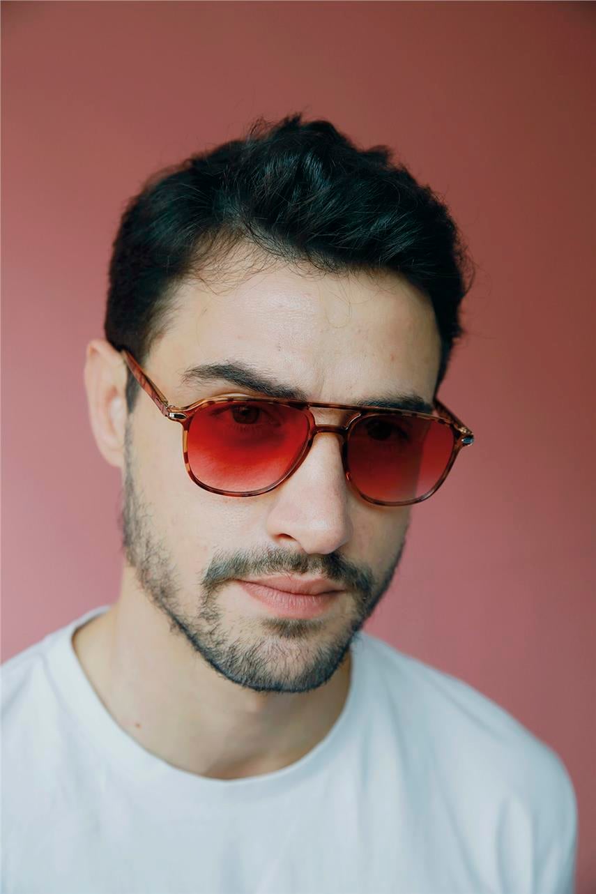 Dilhiara Leopard Red Erkek Güneş Gözlüğü