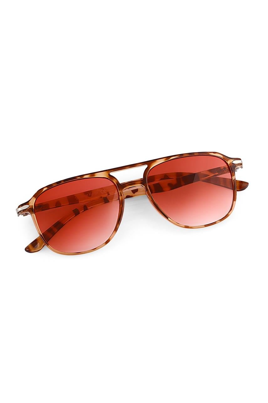 Dilhiara Leopard Red Güneş Gözlüğü