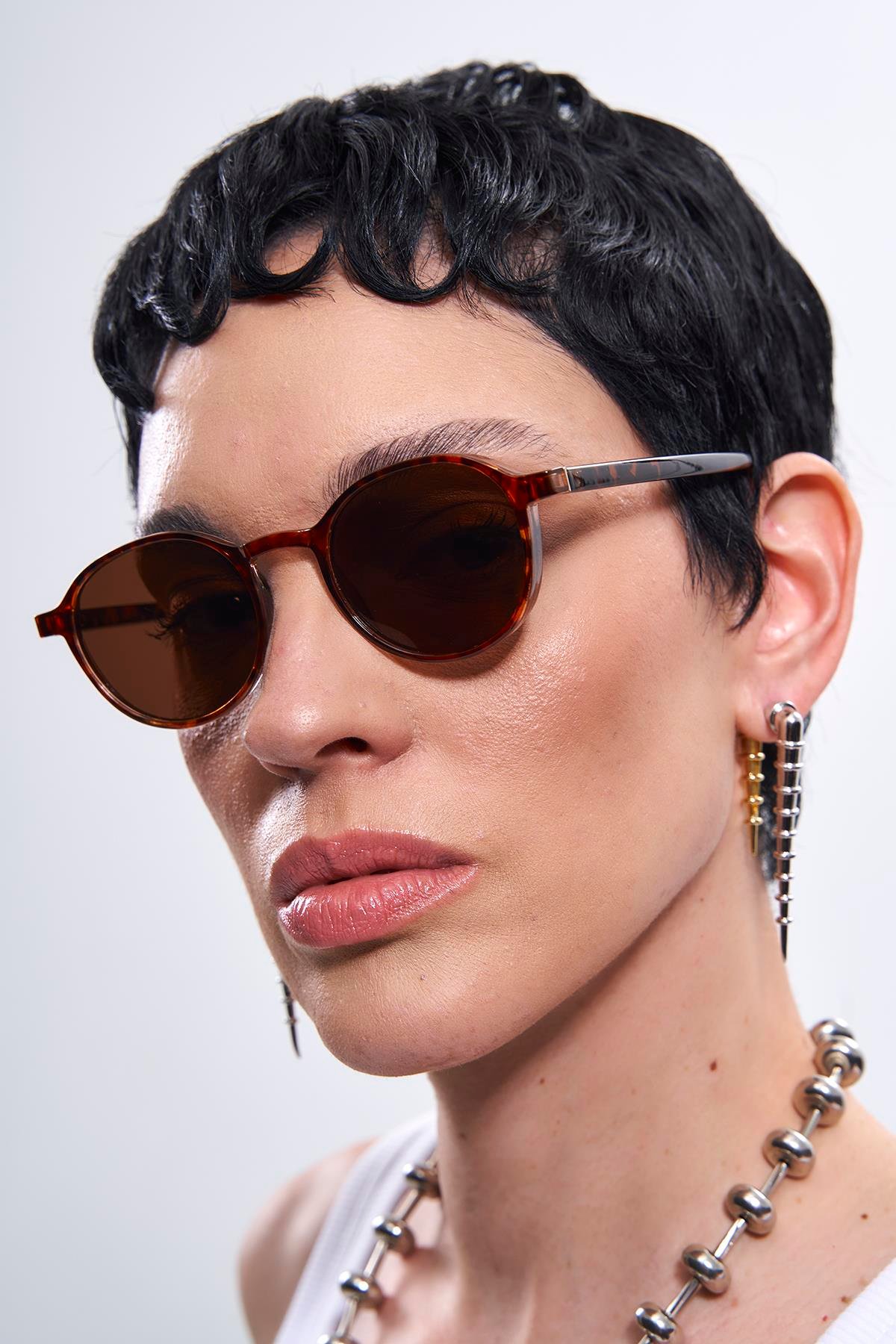 Donna Leopard Brown Güneş Gözlüğü
