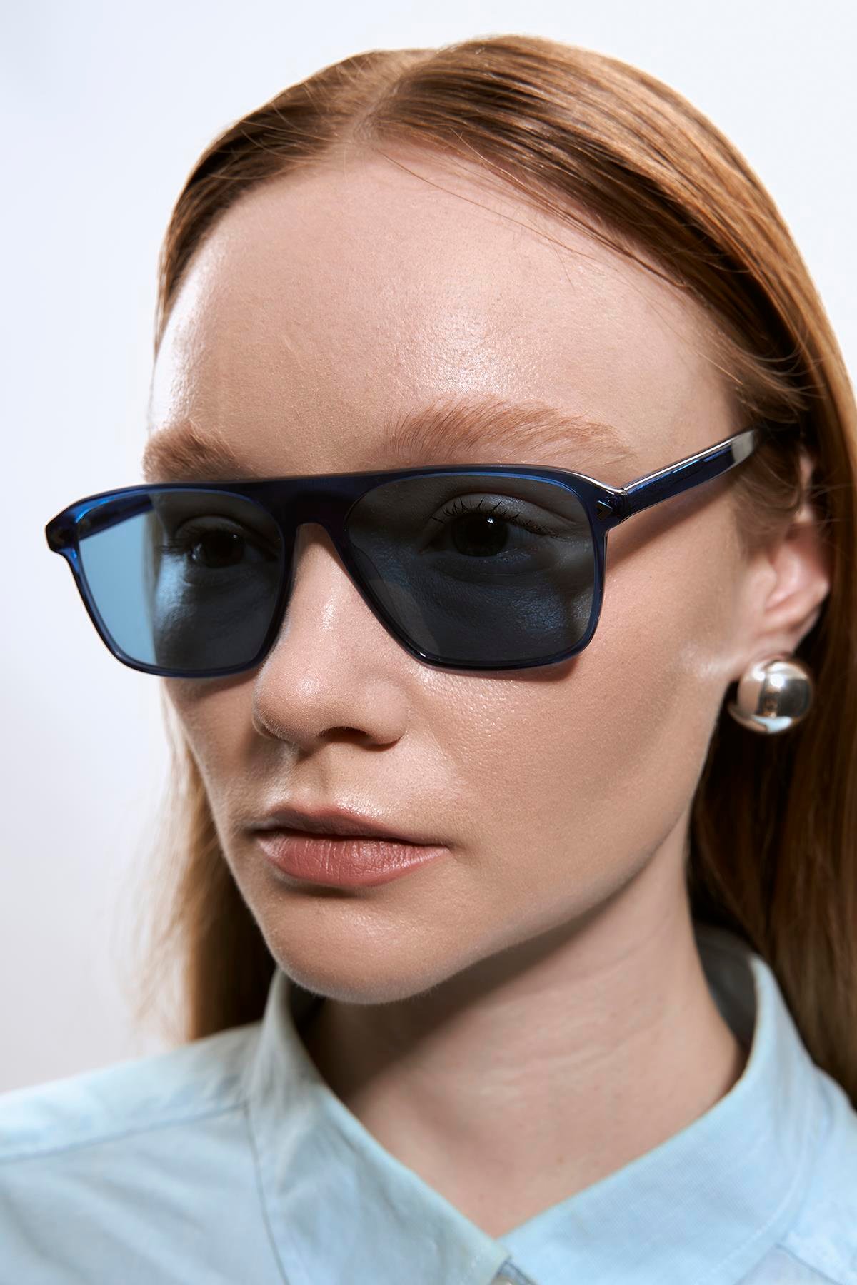 Dorsey Navy Blue Güneş Gözlüğü