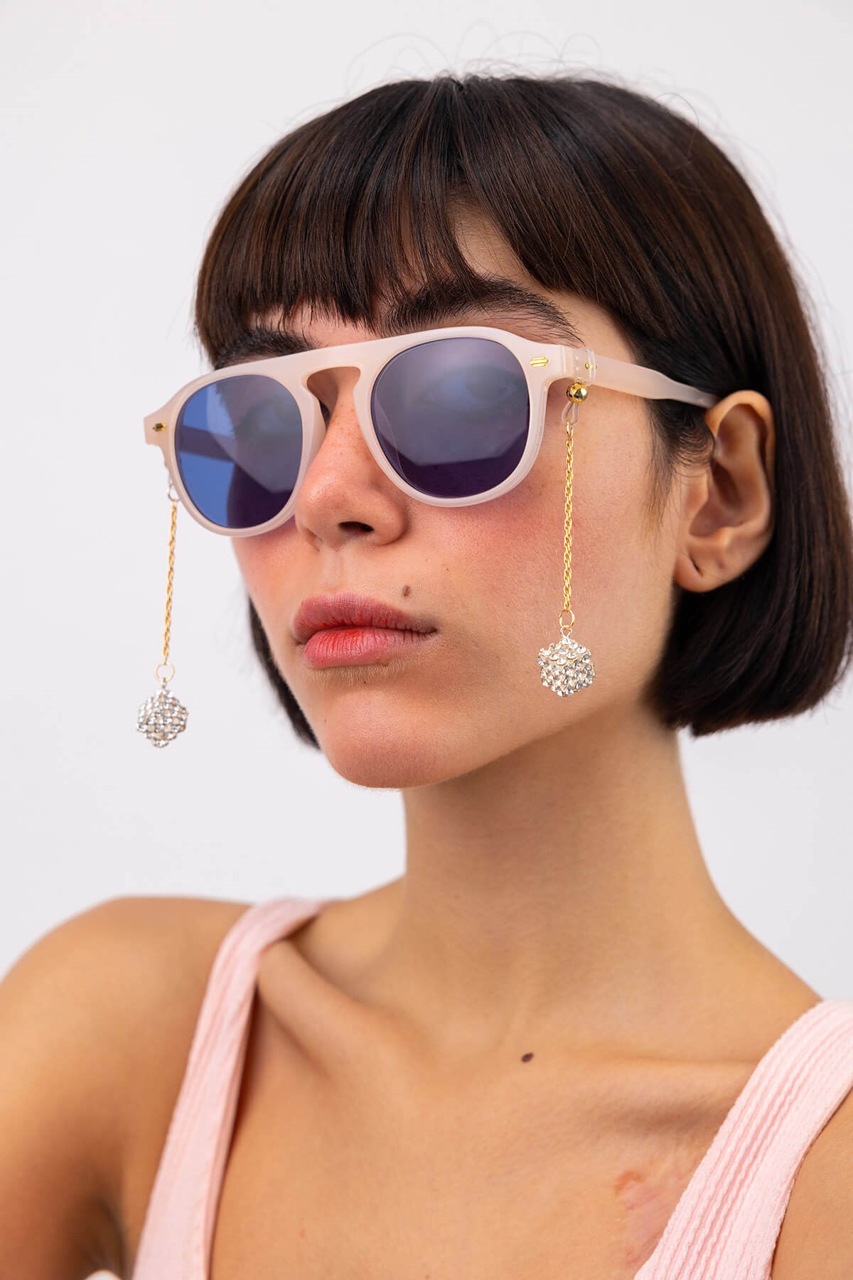 Earring 7 Gözlük Küpesi