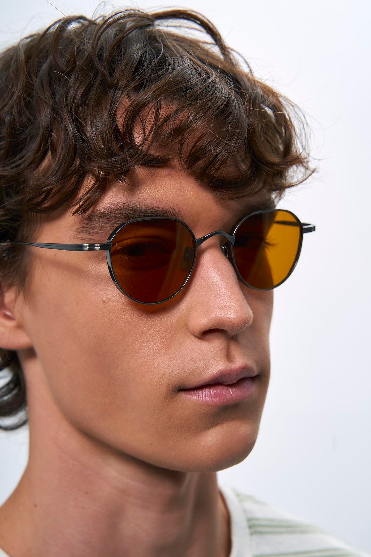 Edwin Silver Brown Erkek Güneş Gözlüğü