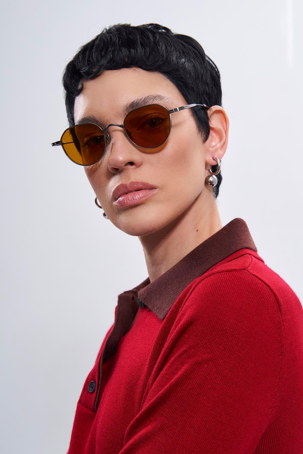 Edwin Silver Brown Güneş Gözlüğü