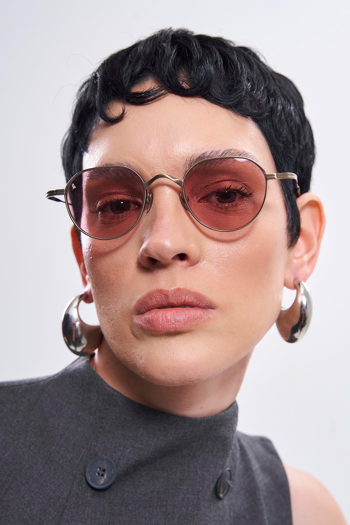 Edwin Silver Pink Güneş Gözlüğü