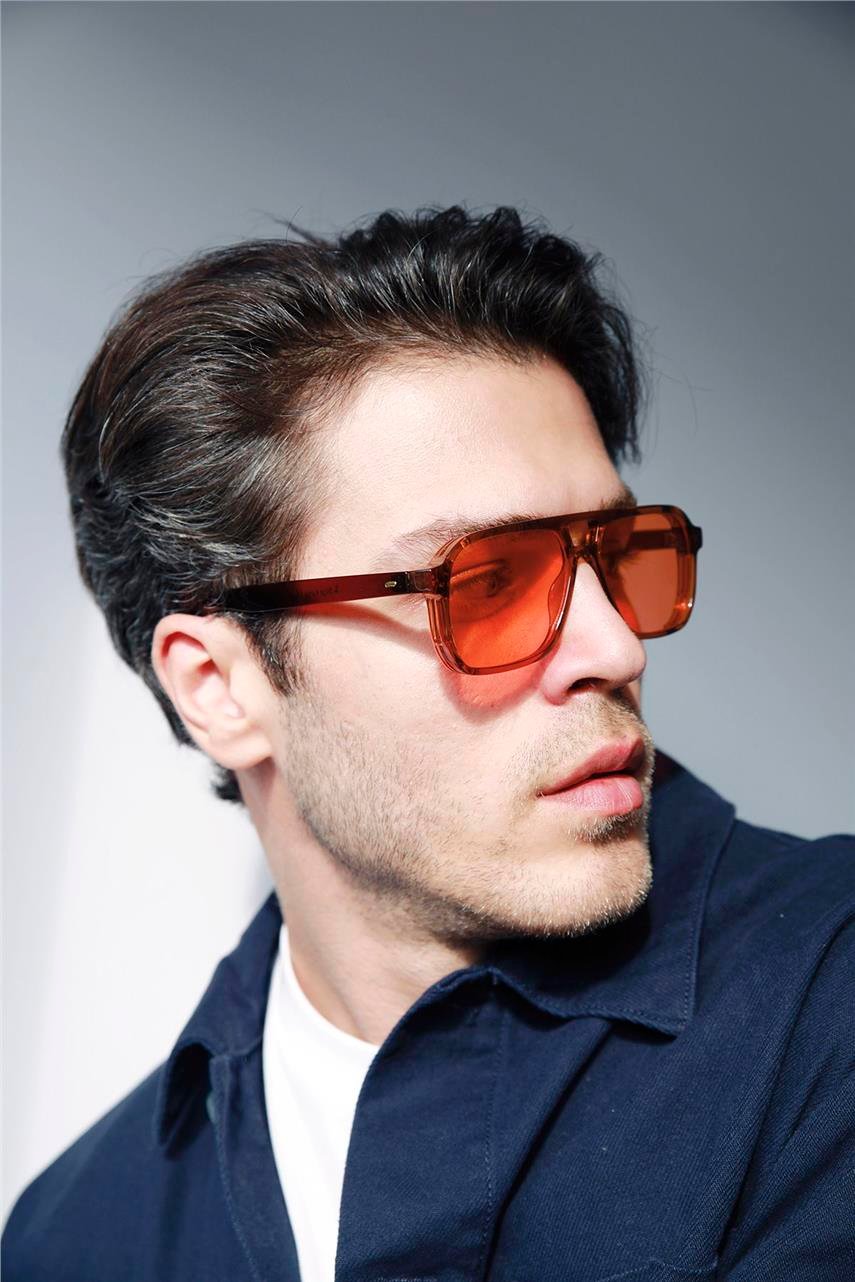 Egesta Brown Orange Erkek Güneş Gözlüğü