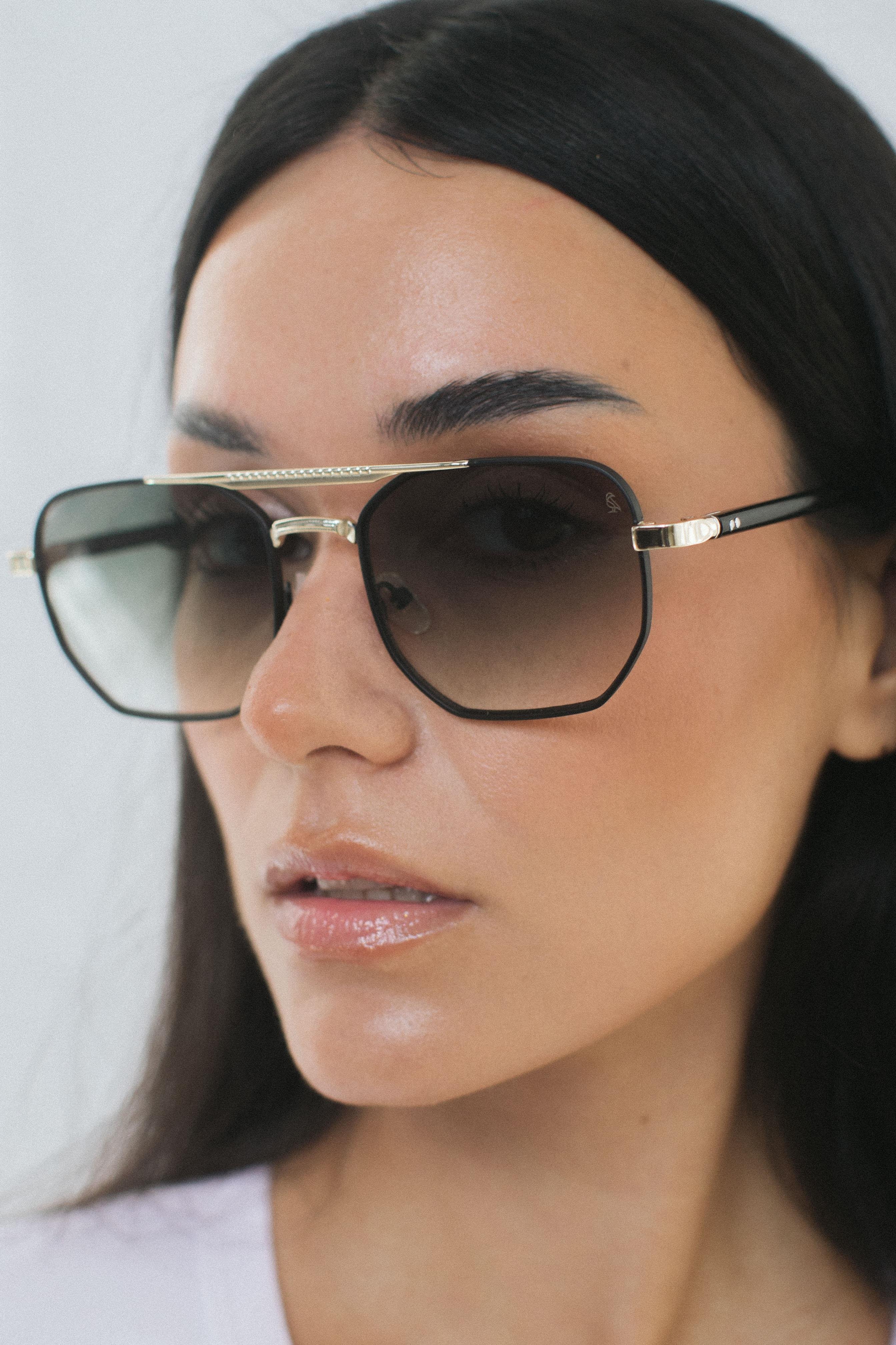 Eifgan Gold Green Degrade Güneş Gözlüğü