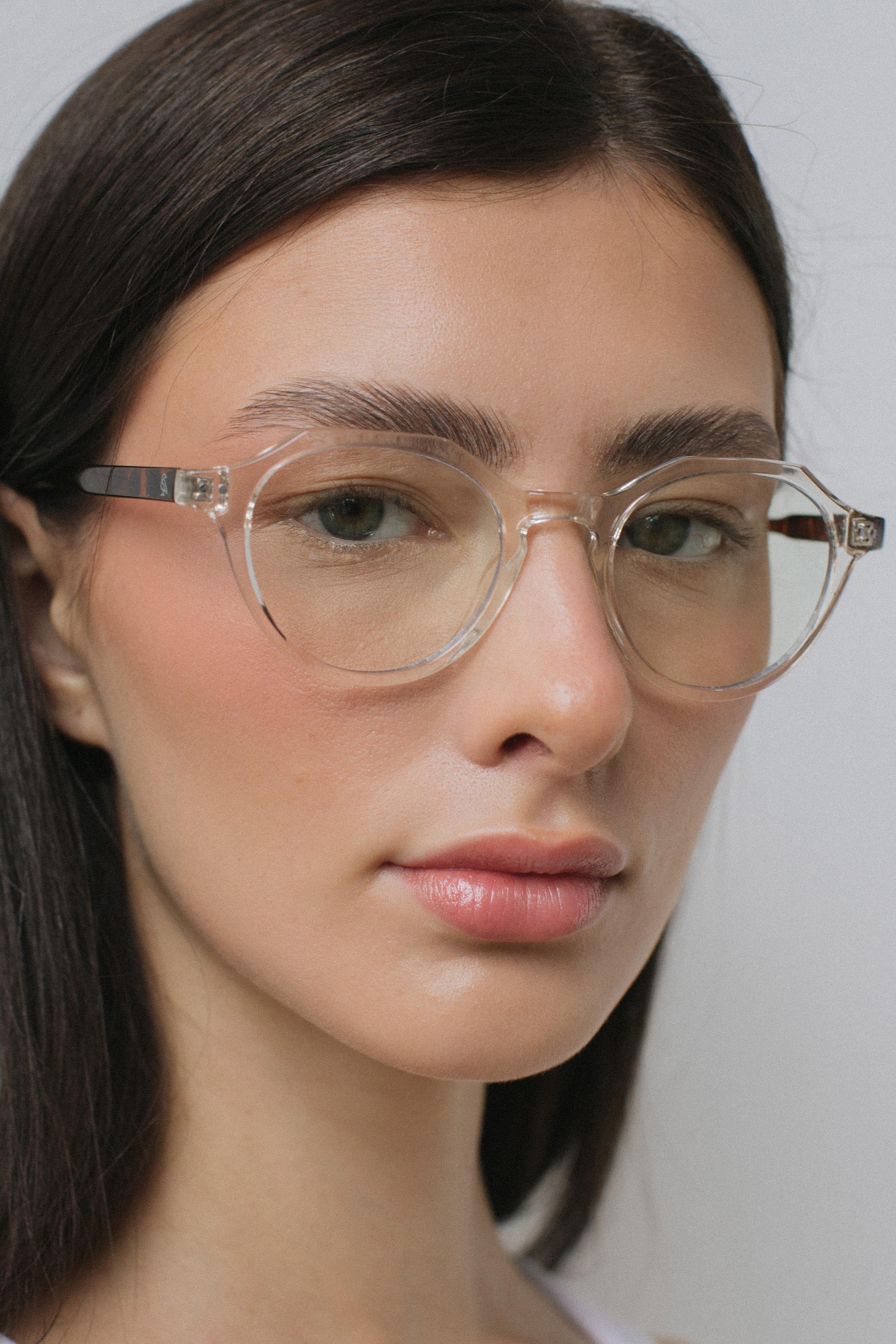 Eline Clear Leopard Mavi Işık Koruyucu Gözlük