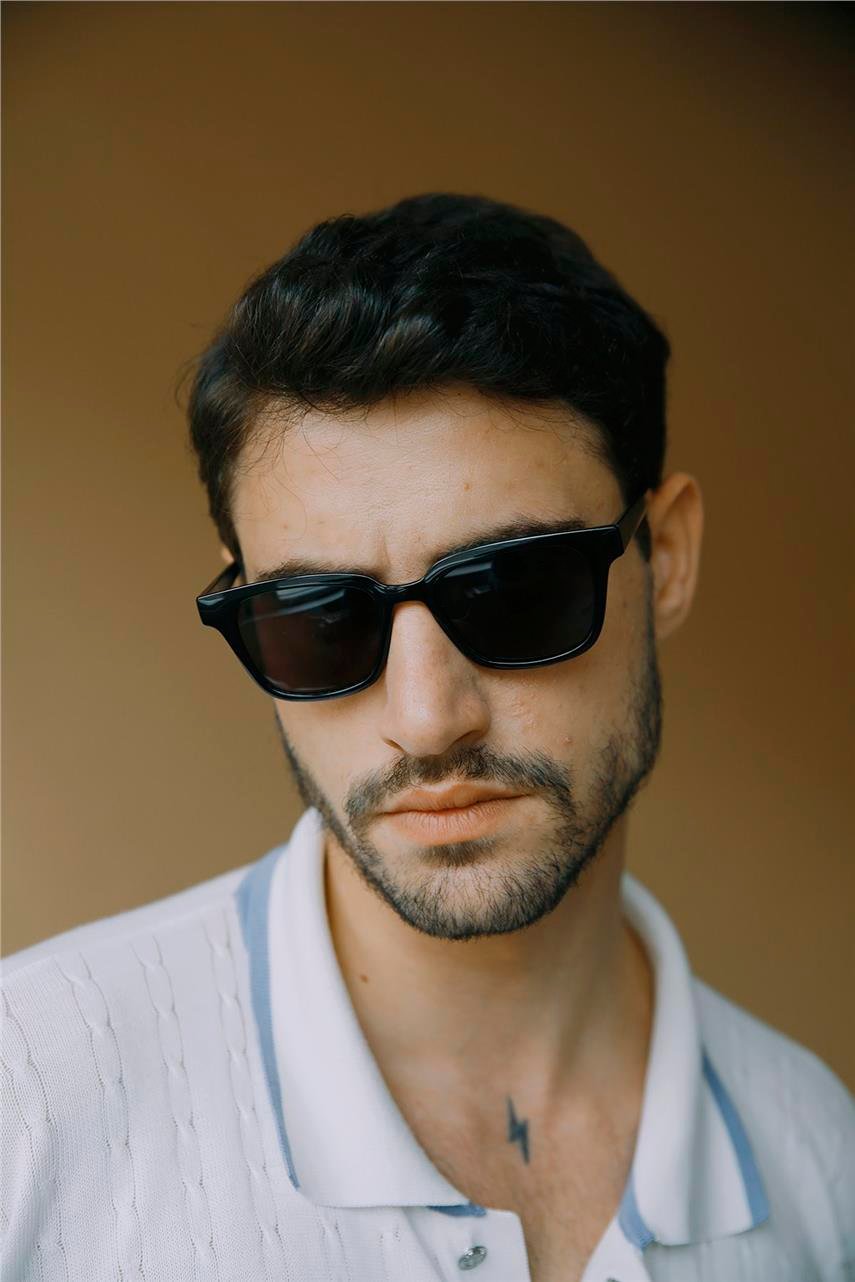 Elvin Black Black Erkek Güneş Gözlüğü