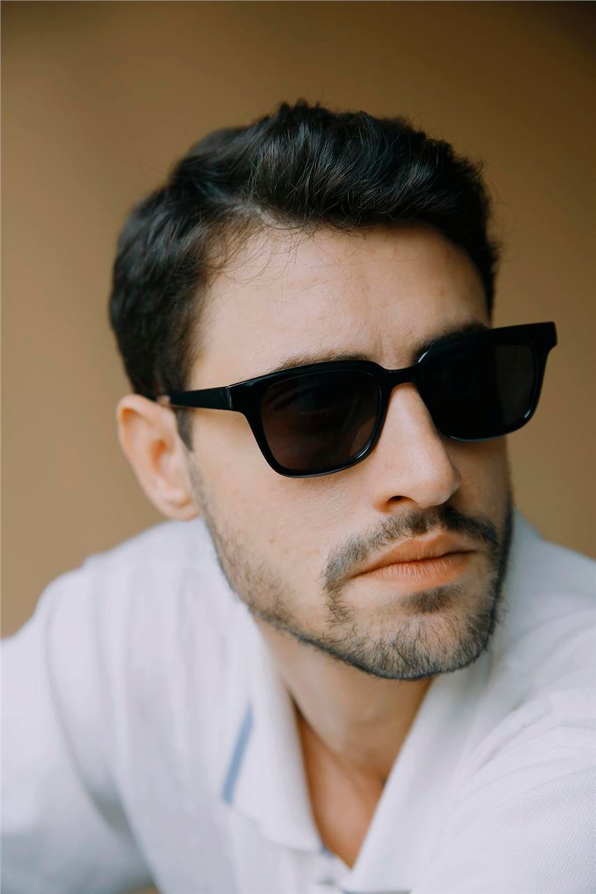 Elvin Black Black Erkek Güneş Gözlüğü