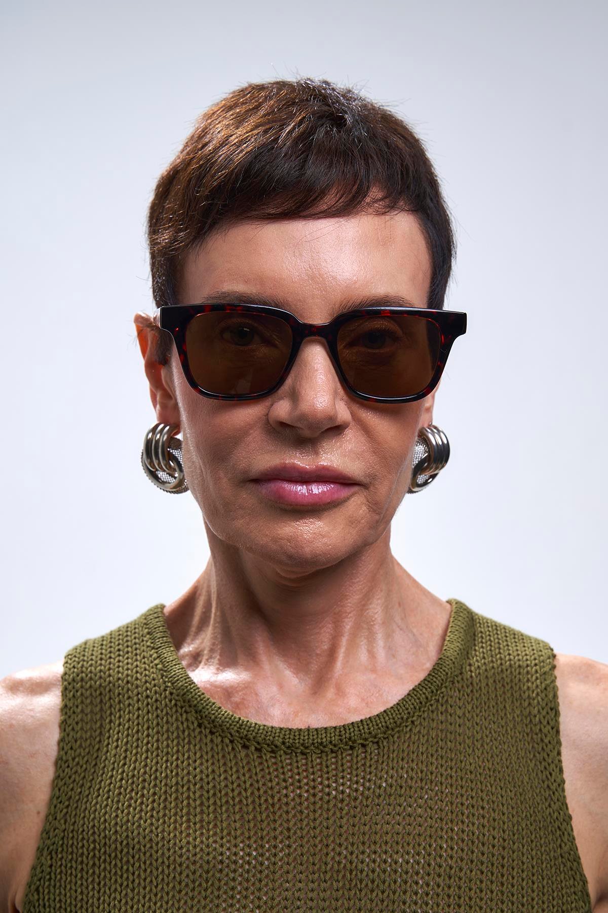 Elvin Leopard Brown Güneş Gözlüğü